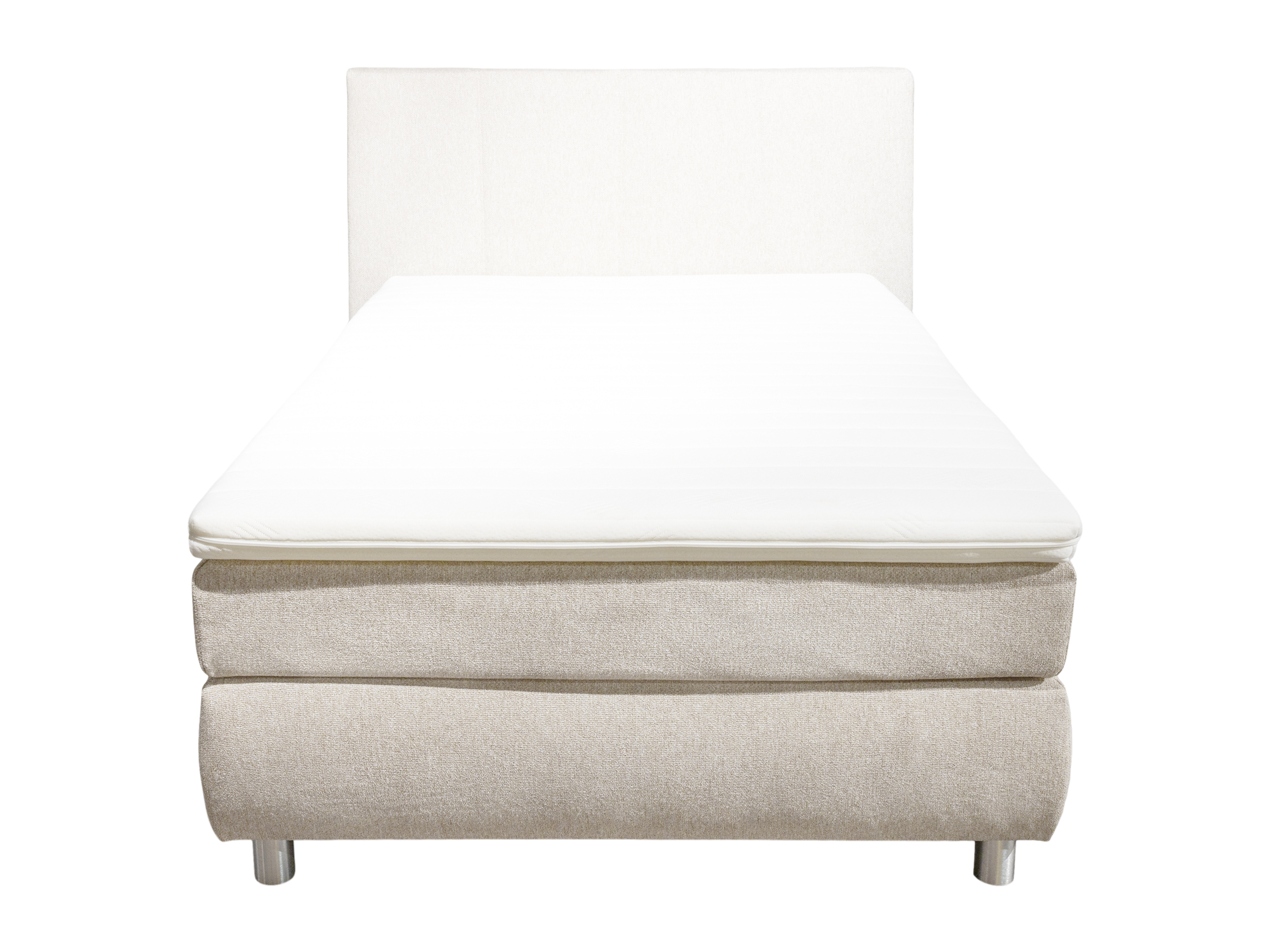 Boxspringbett Tomasselli Ada Nova / Farbe: Beige / Grösse: 141 x 212 cm
