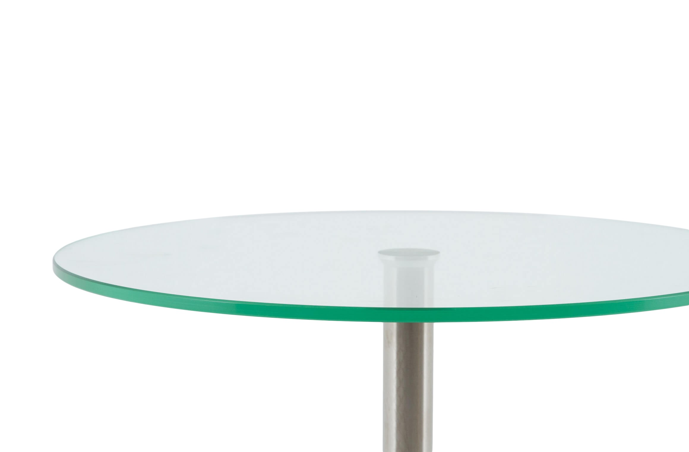 Table d'appoint Roddy l, plateau de table en verre float transparent,