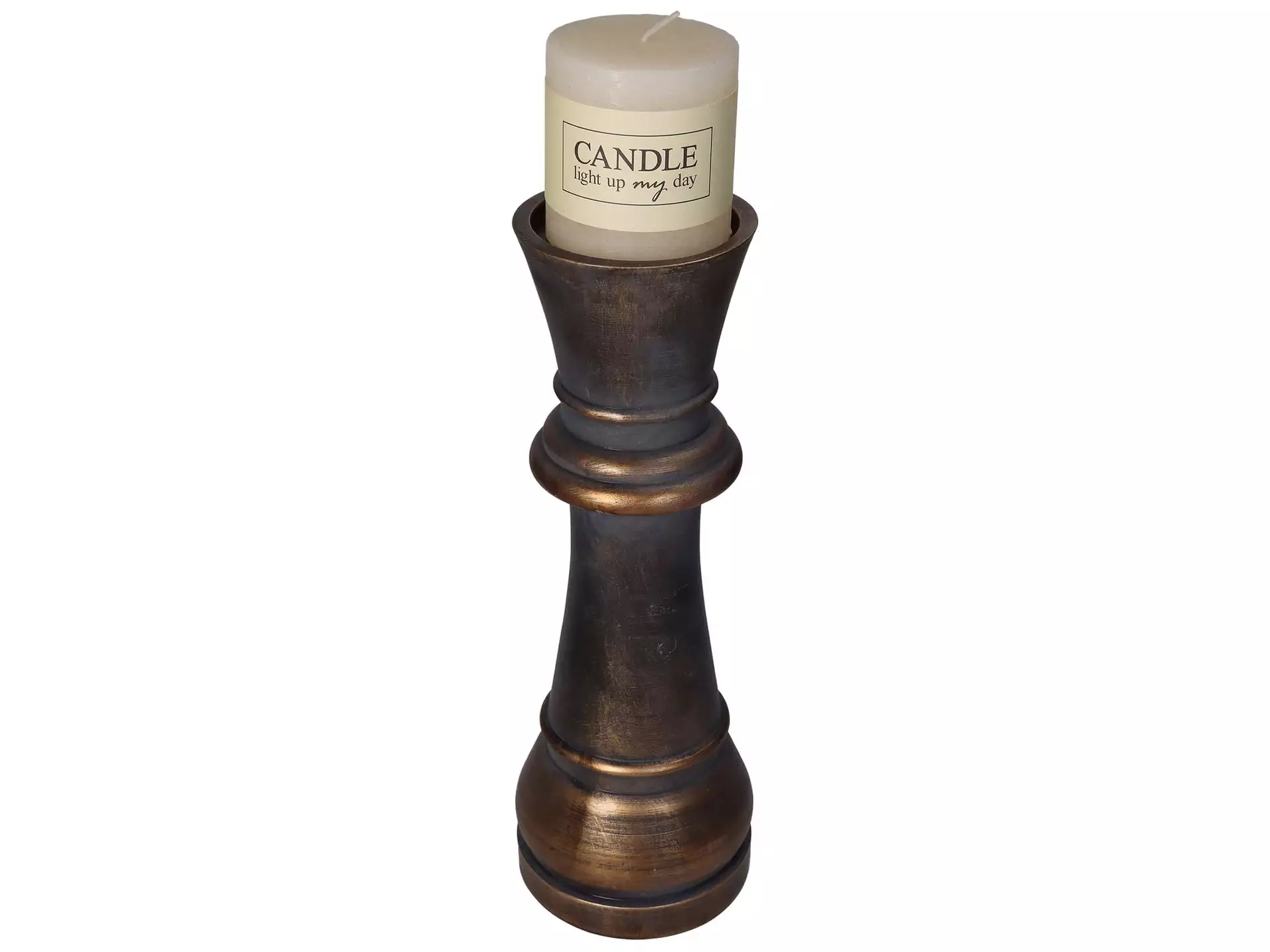 Kerzenleuchter Schachfigur Springer H: 31 cm Kersten