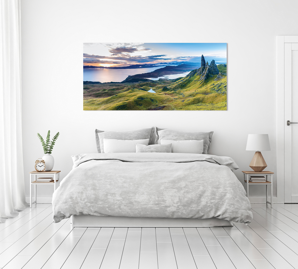 Alubild-Wunderschöner See mit Bergen-image LAND