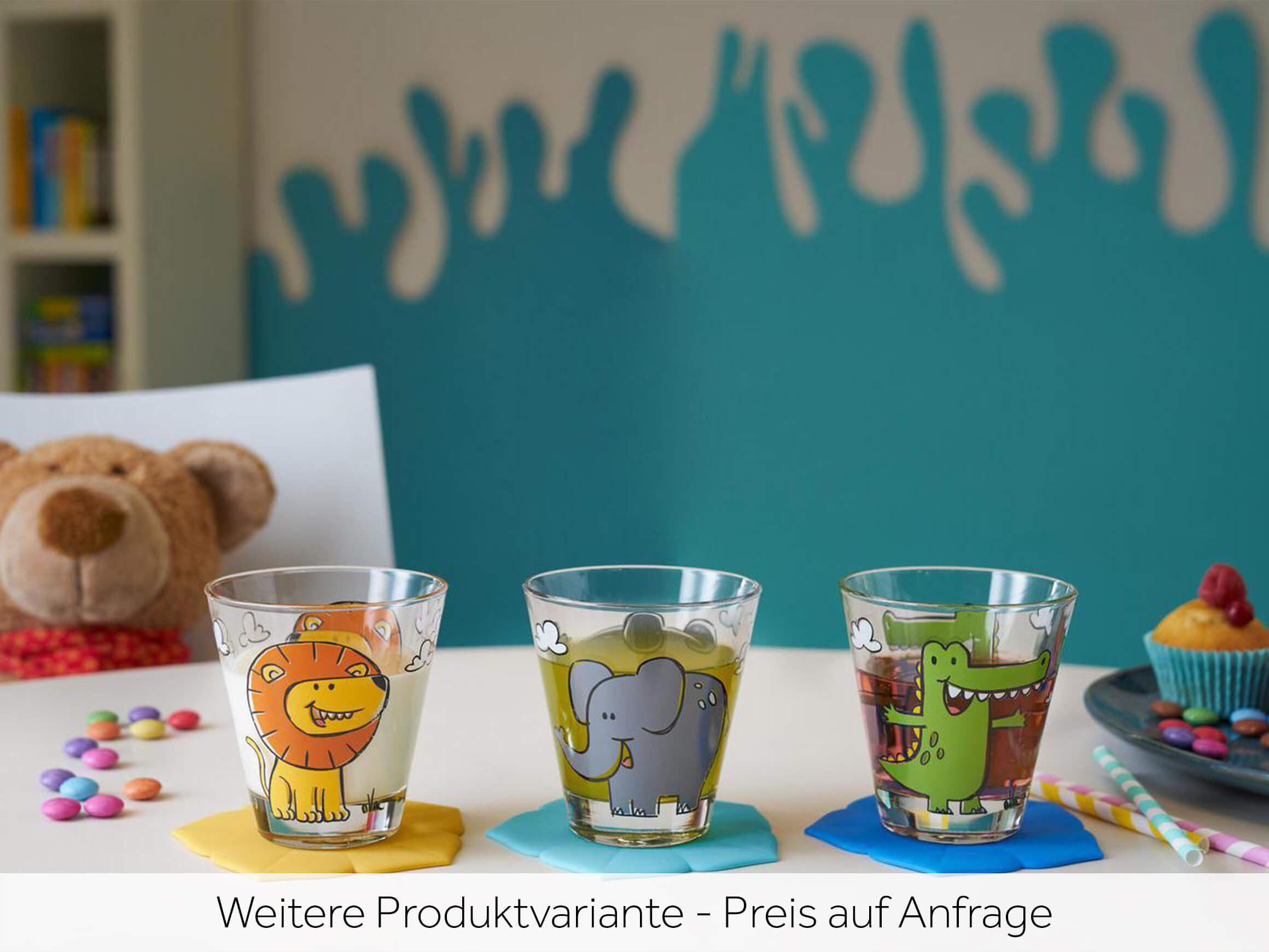 Leonardo Trinkglas Für Kinder Bambini Panda 215 Ml, 6 Stück