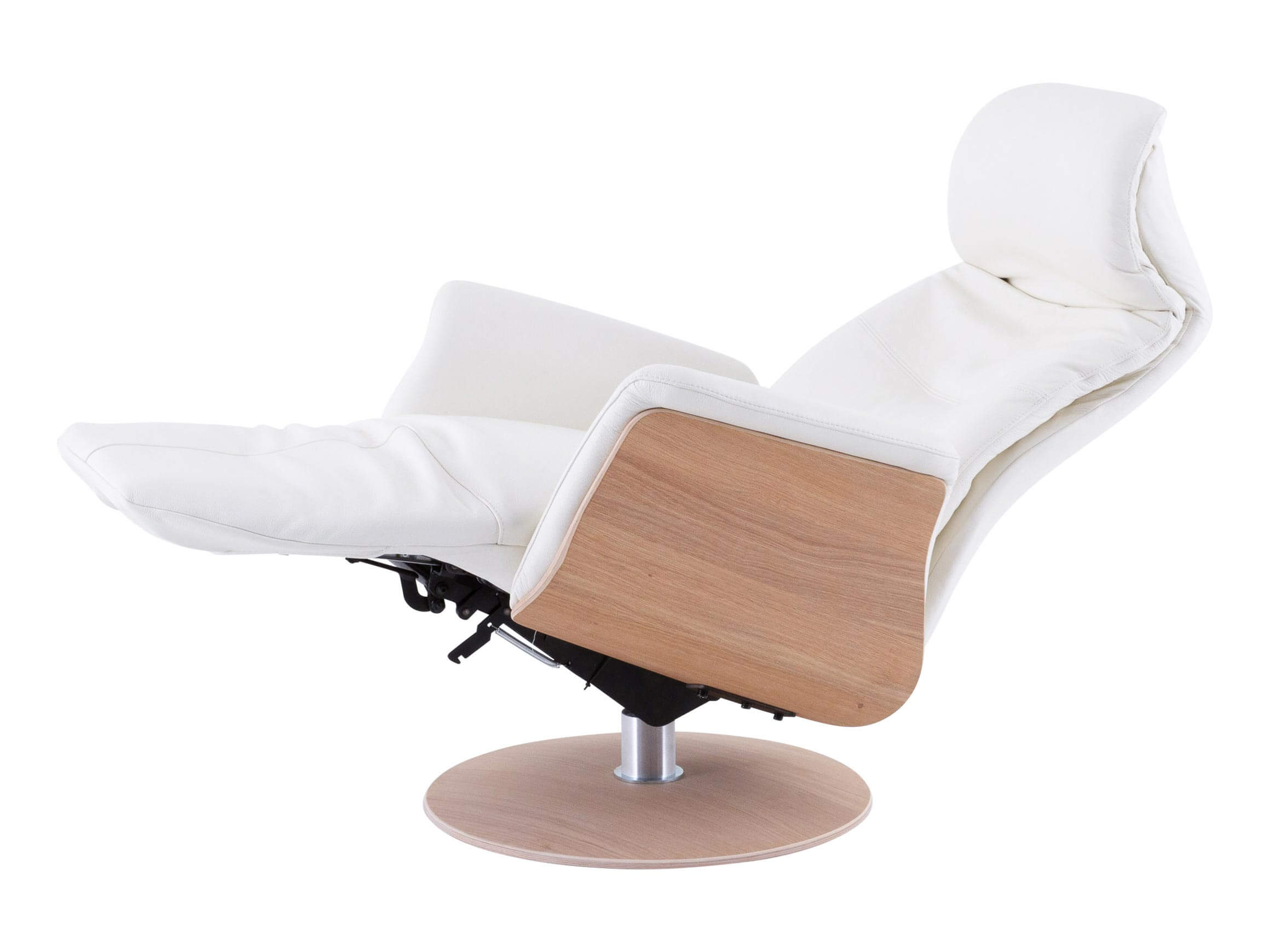 Relaxer Port Macquarie, Leder, Gelb, Sternfuss Schwarz,