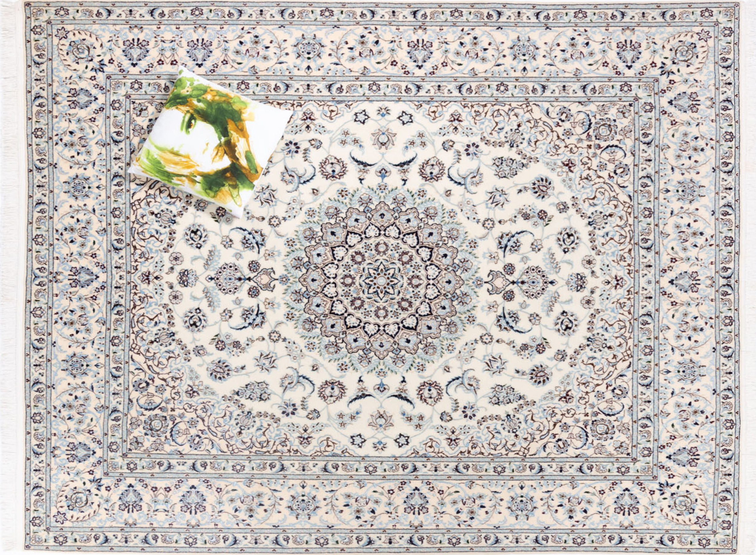 Klassischer Teppich Nain Fein von Negra