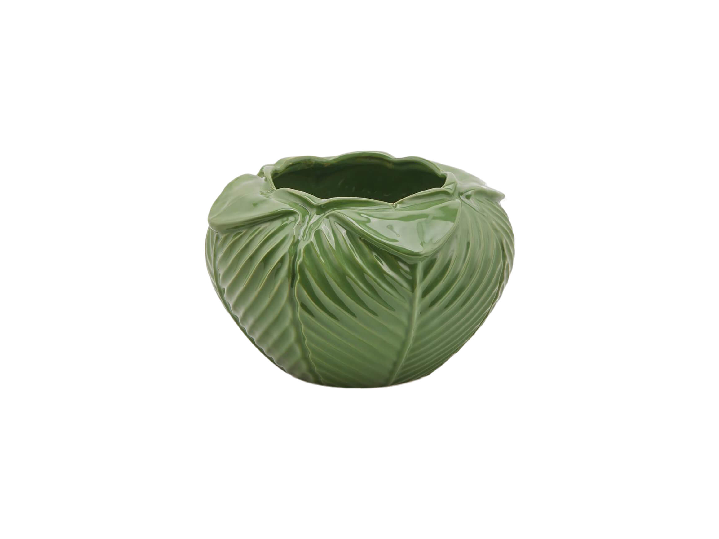 Schale Freches Blatt H: 15 cm Edg