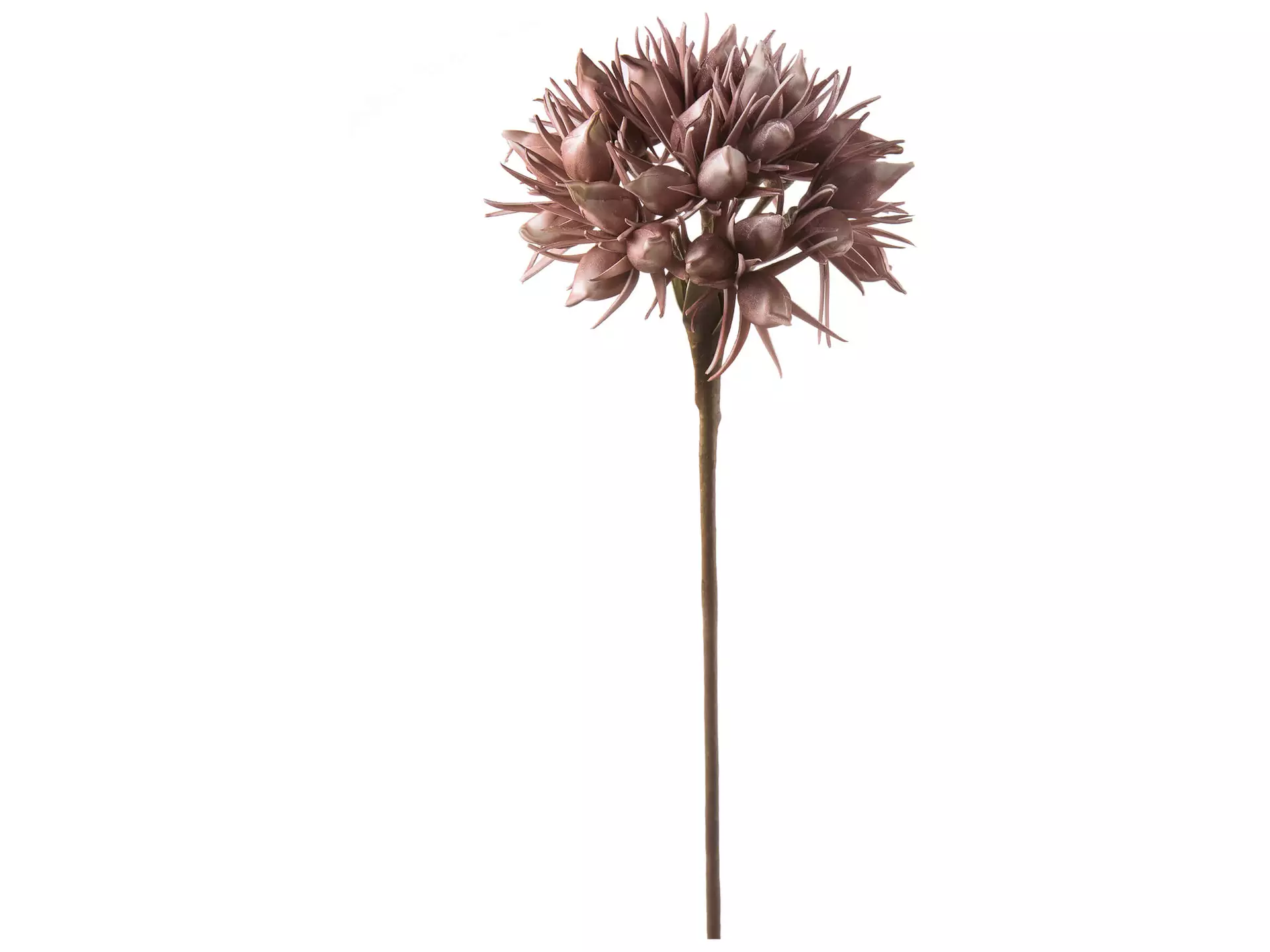 Kunstblume Blütenzweig Altrosa mit Glitter H: 80 cm Gilde
