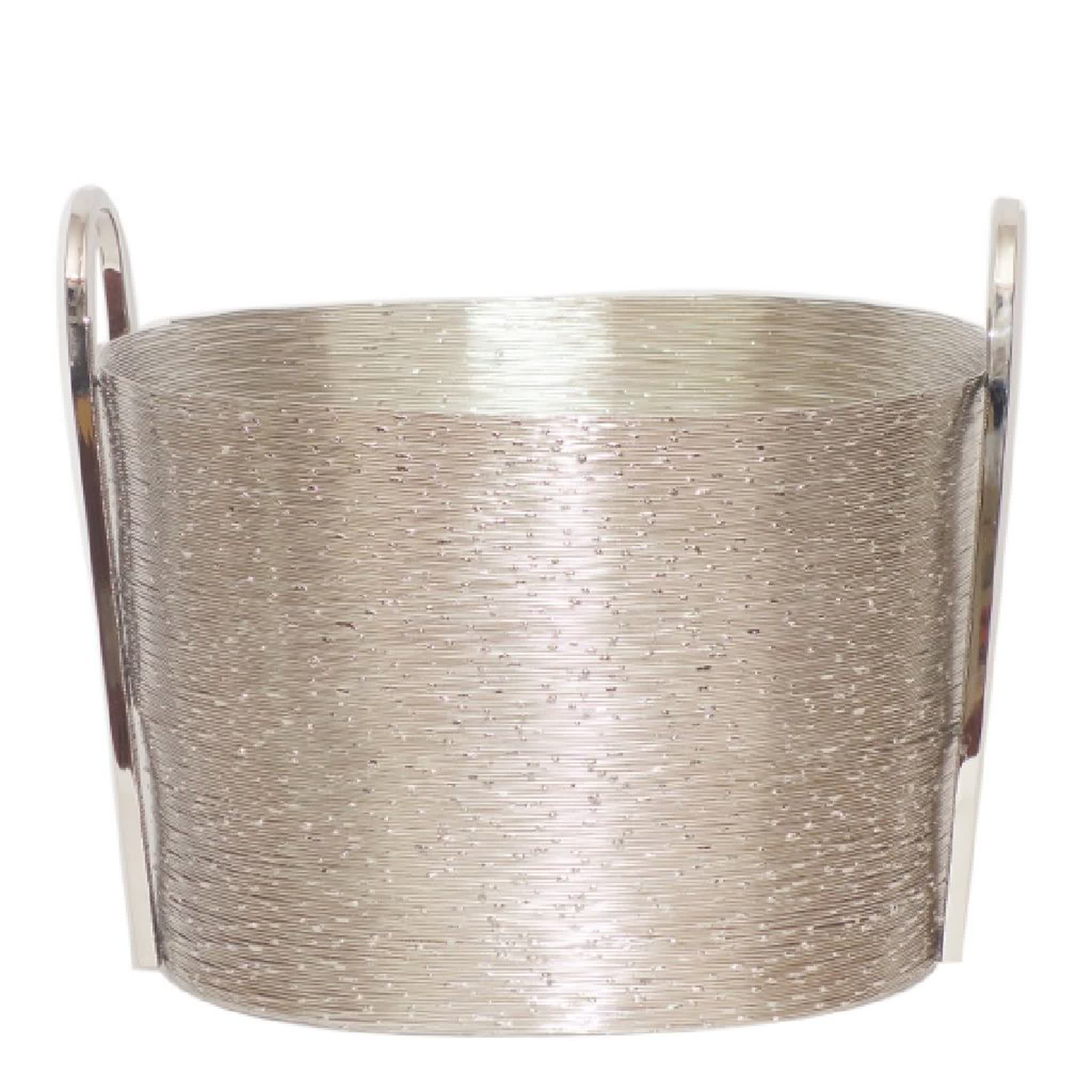 Hercules basket, stainless steel, silver Decofinder