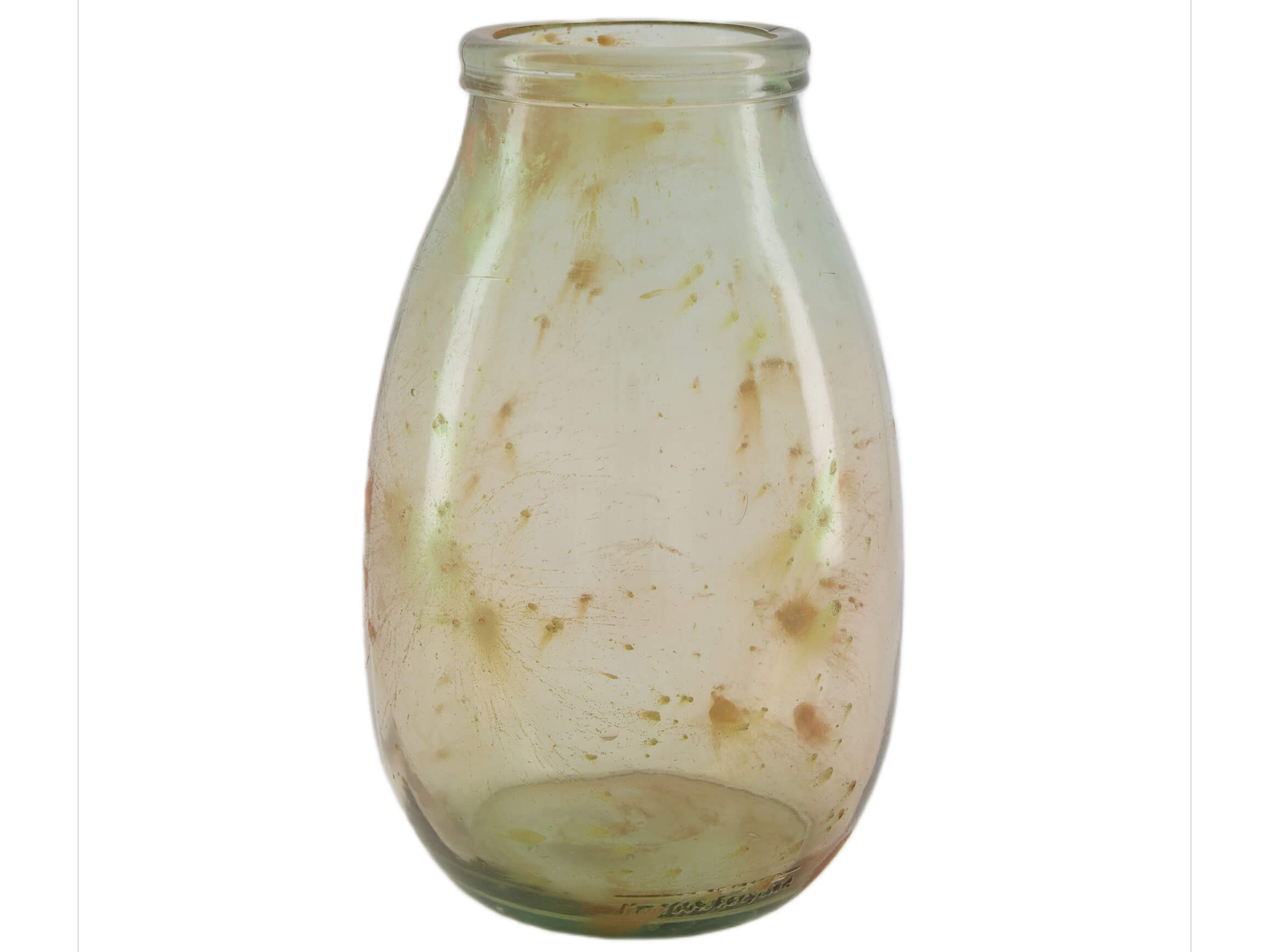 Vase Glas Altgold H: 28 cm Decofinder