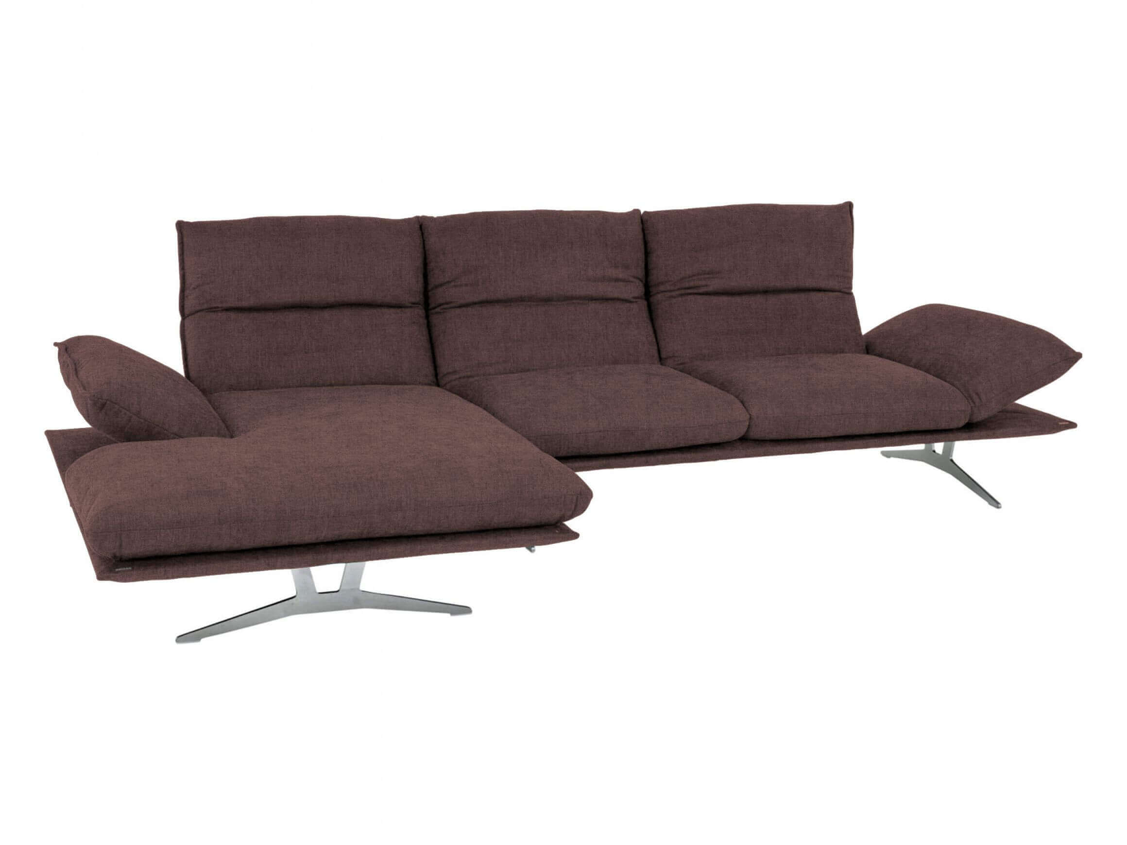 Ecksofa Faraya Basic Koinor / Farbe: Braun / Material: Stoff Basic