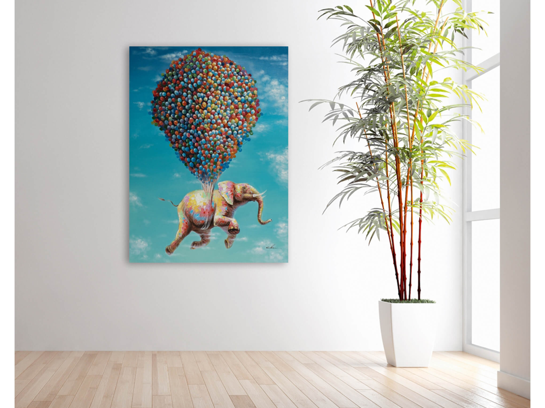 Bild Fliegender Elefant image LAND