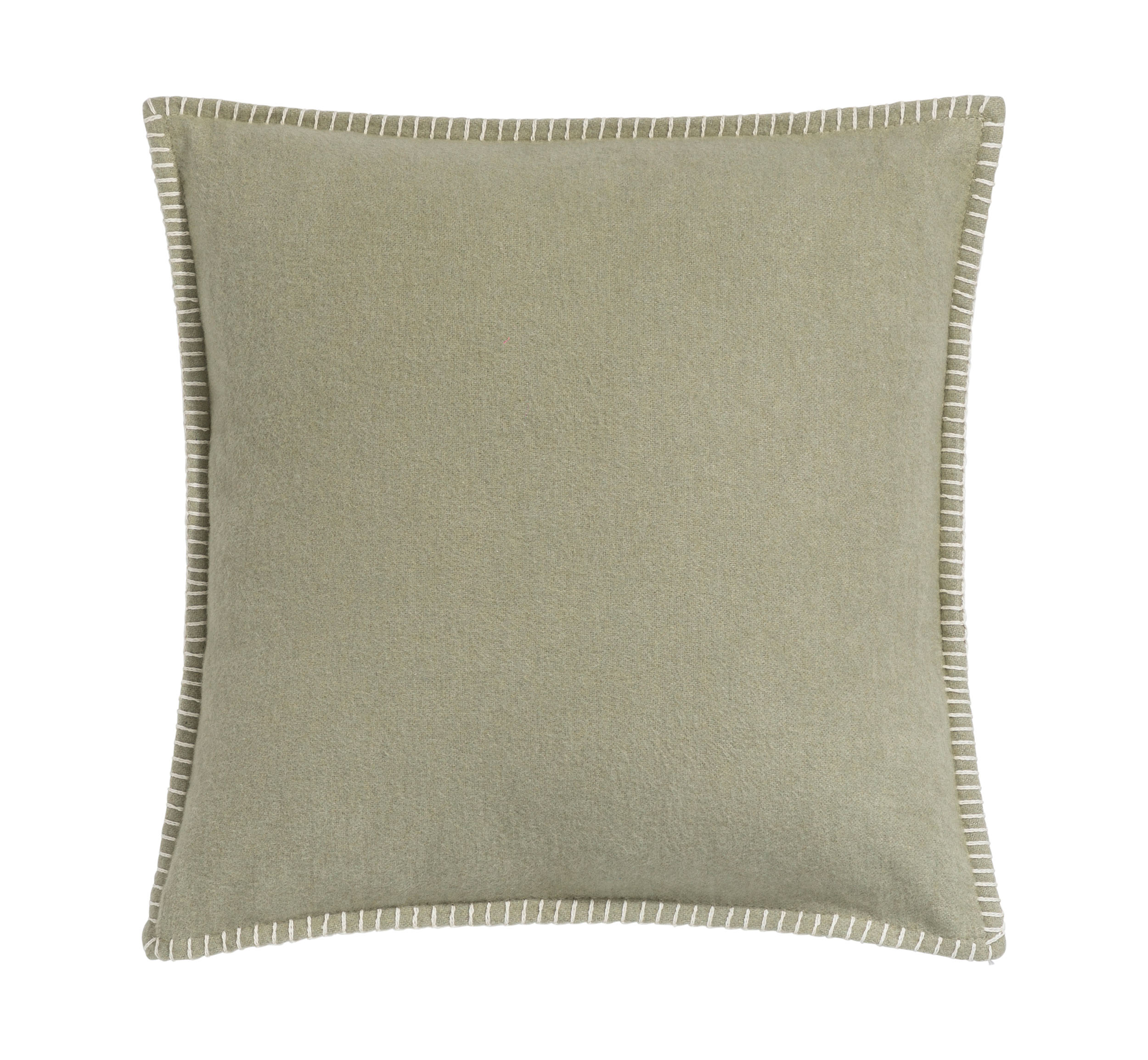 Sylt plain cushion cover Sander AG / Colour: sage