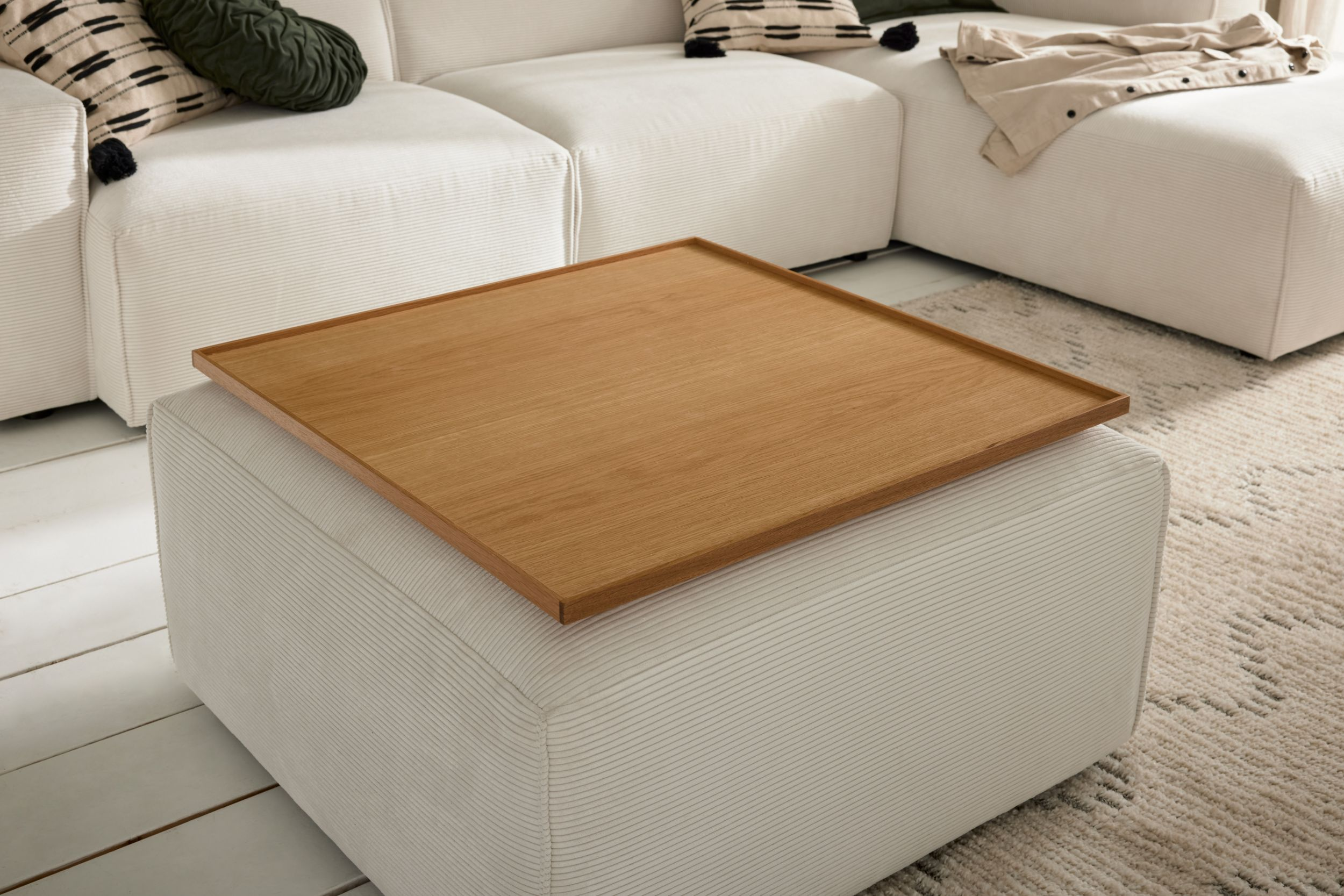 Holztablett für Hocker No. 4130 Candy