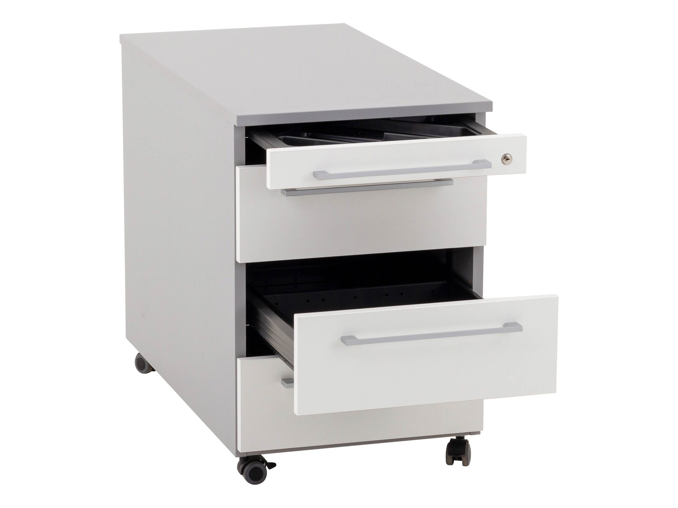 Schreibtisch mit Rollkorpus Color Office Karl Omlin