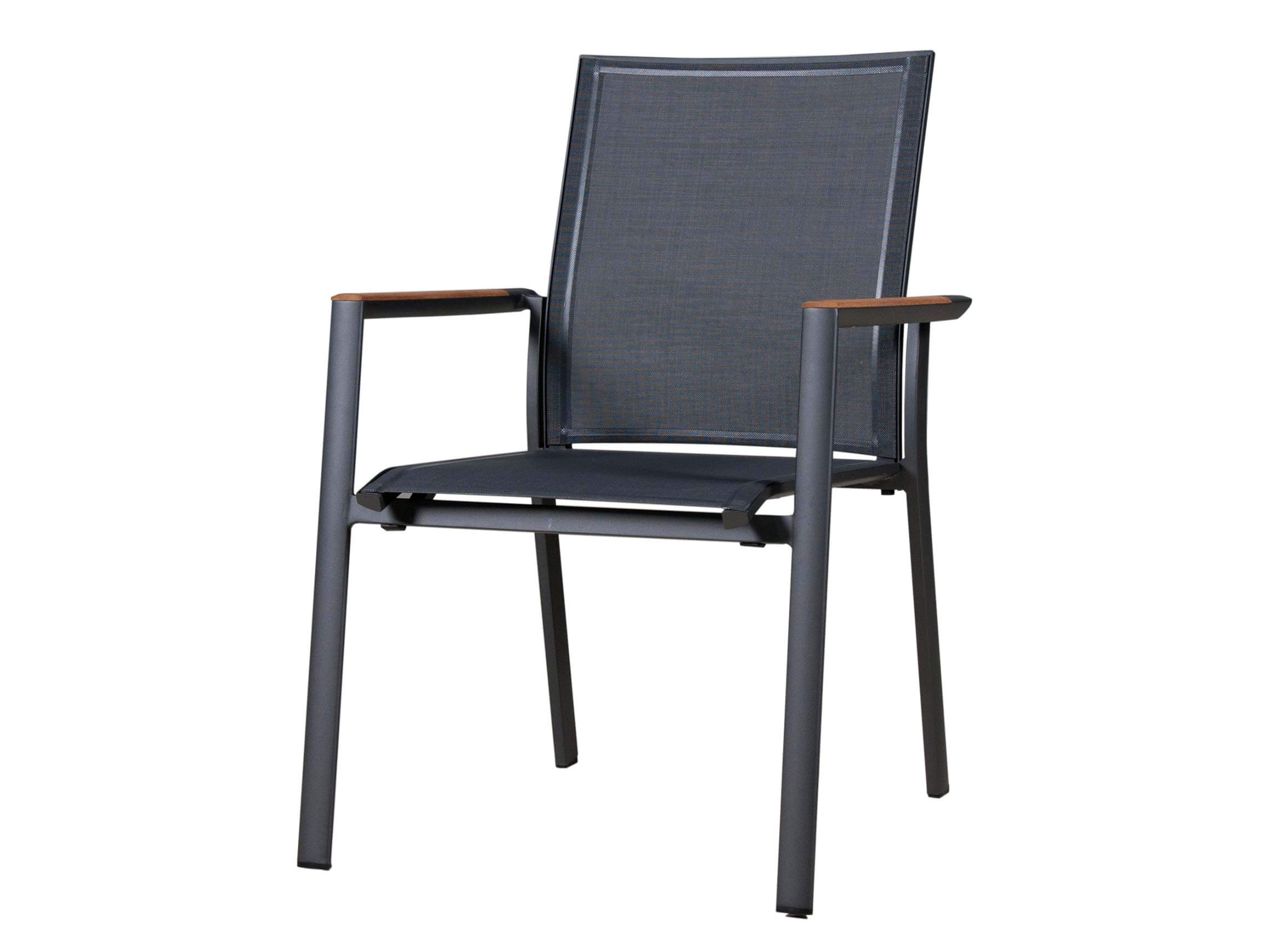 Gartenstuhl Fly, Textilene, Aluminium, Stapelbar, b 62