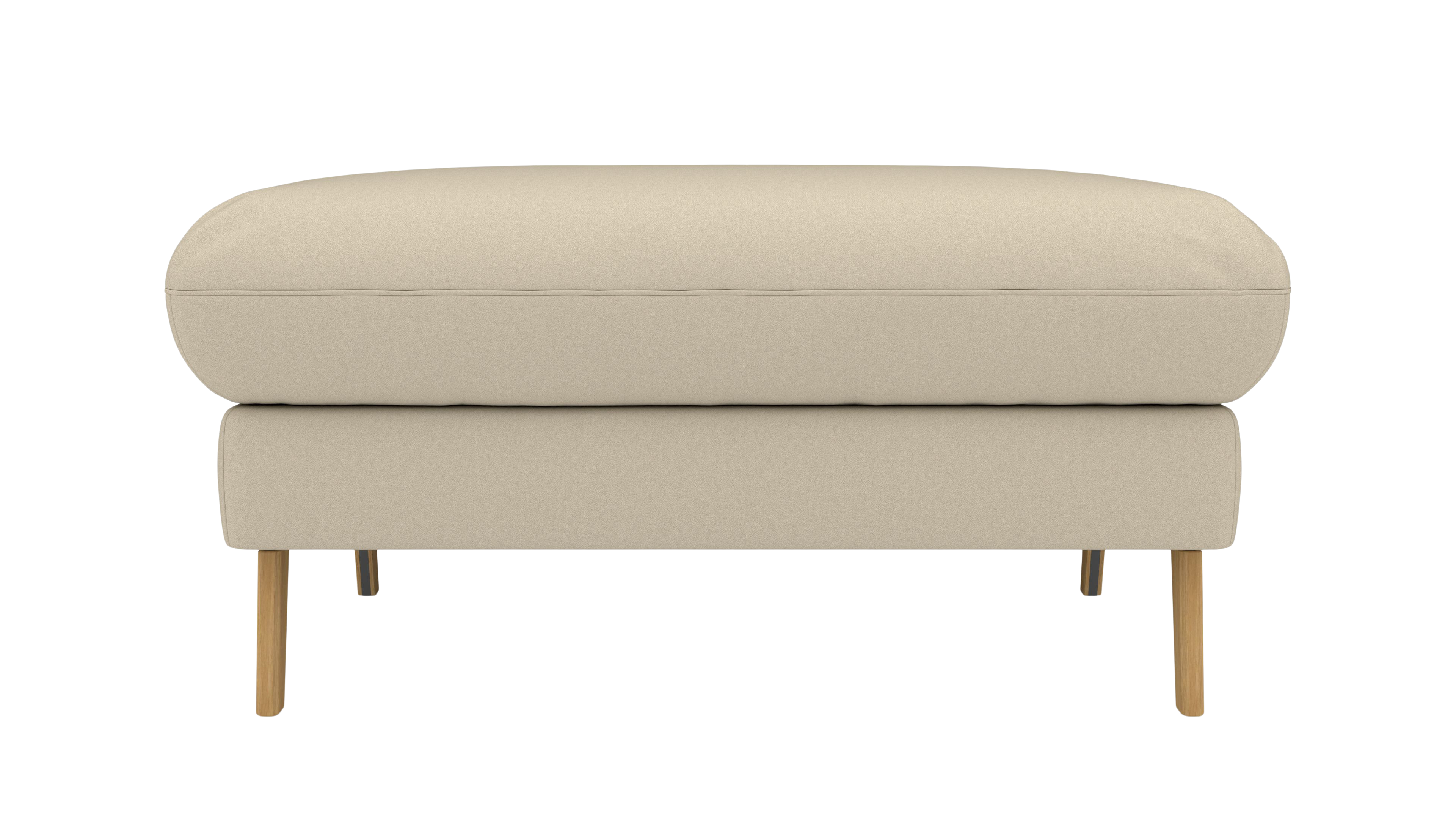 Hockerbank Mars UrbanDesign / Farbe: Beige / Bezugsmaterial: Stoff