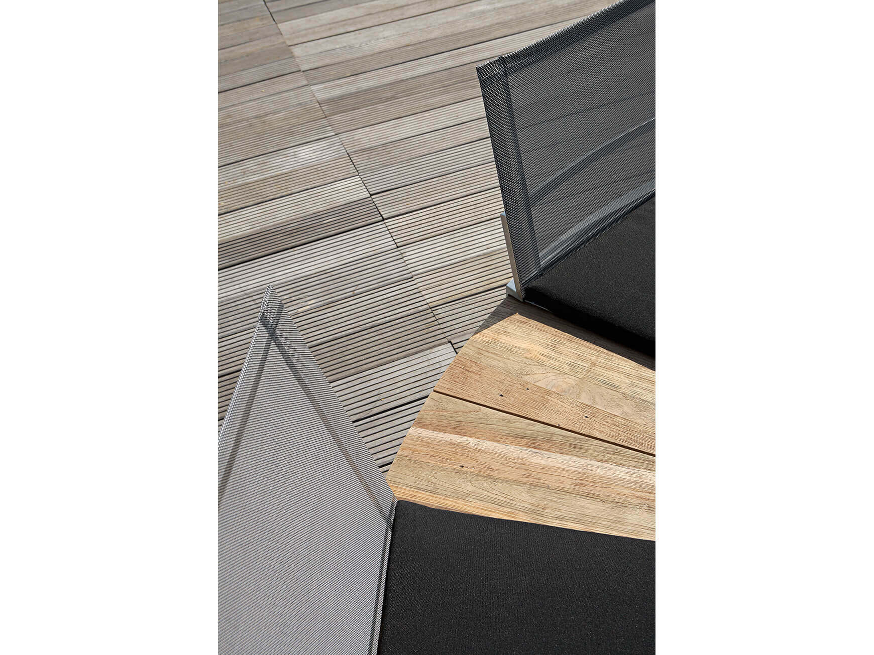 Rückenlehne Onyx, Textilene Anthrazit, b 50 cm t 49 cm h 44 cm