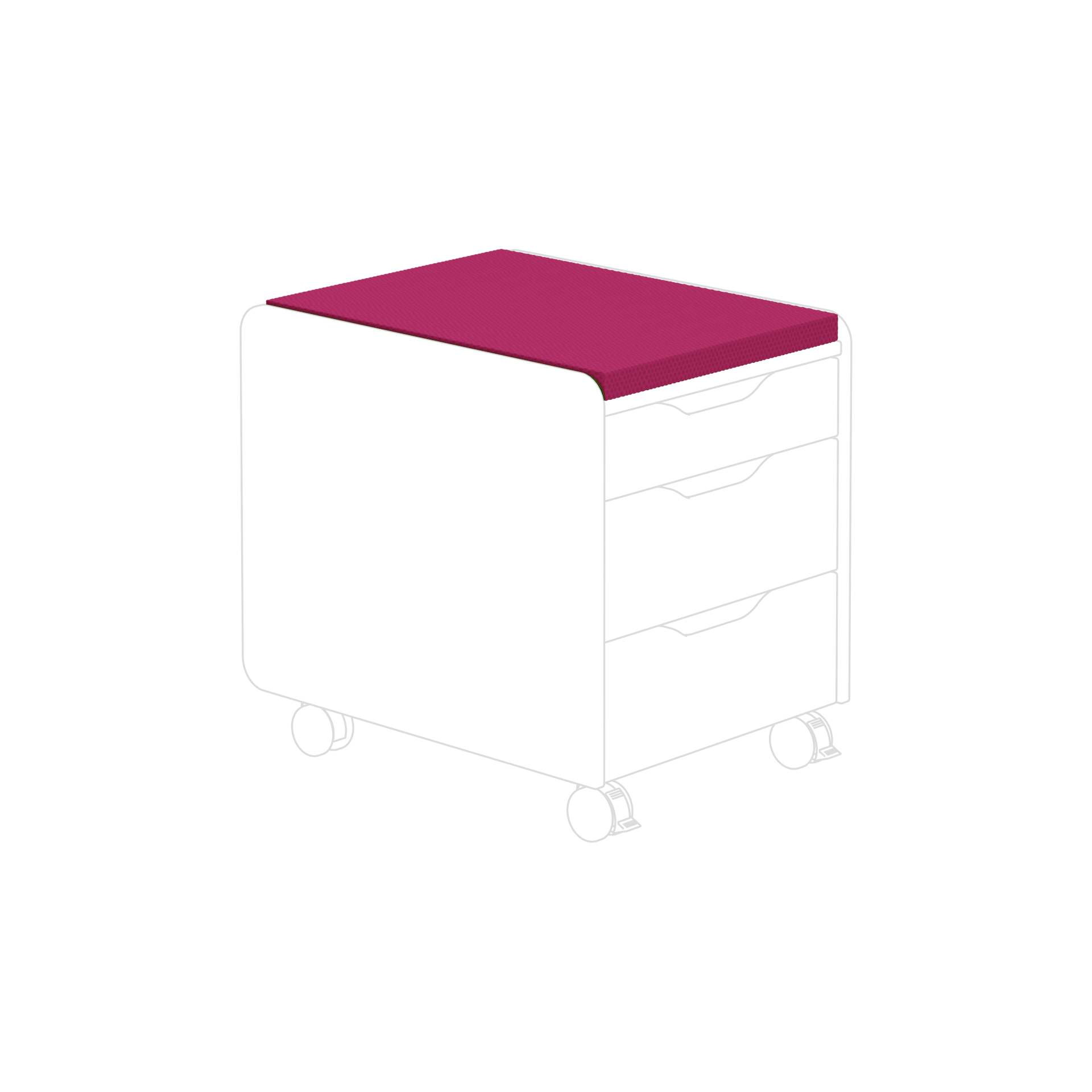 Sitzpolster-Für Rollcontainer Diego-Paidi