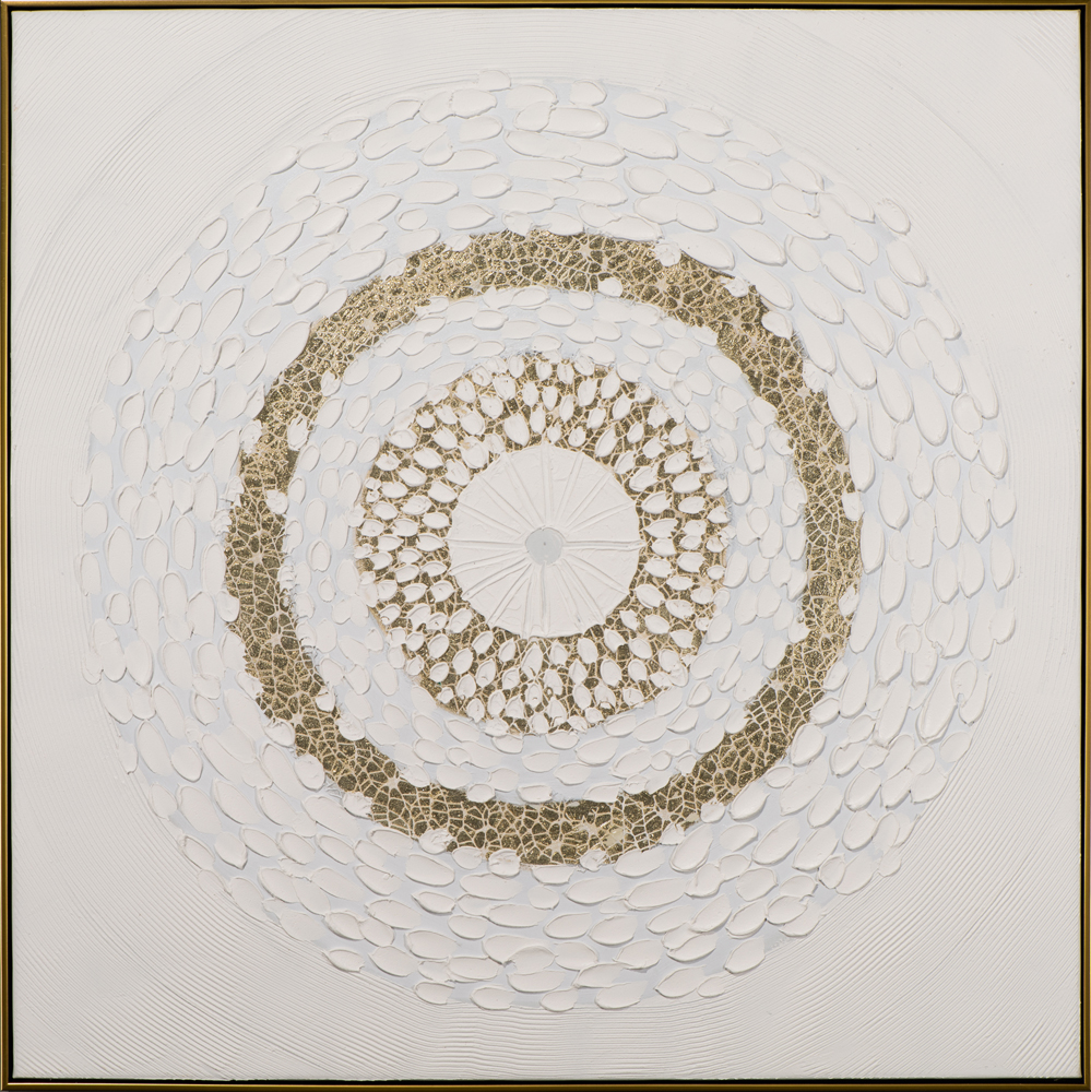 Gemälde-Meditation in Weiss-image LAND