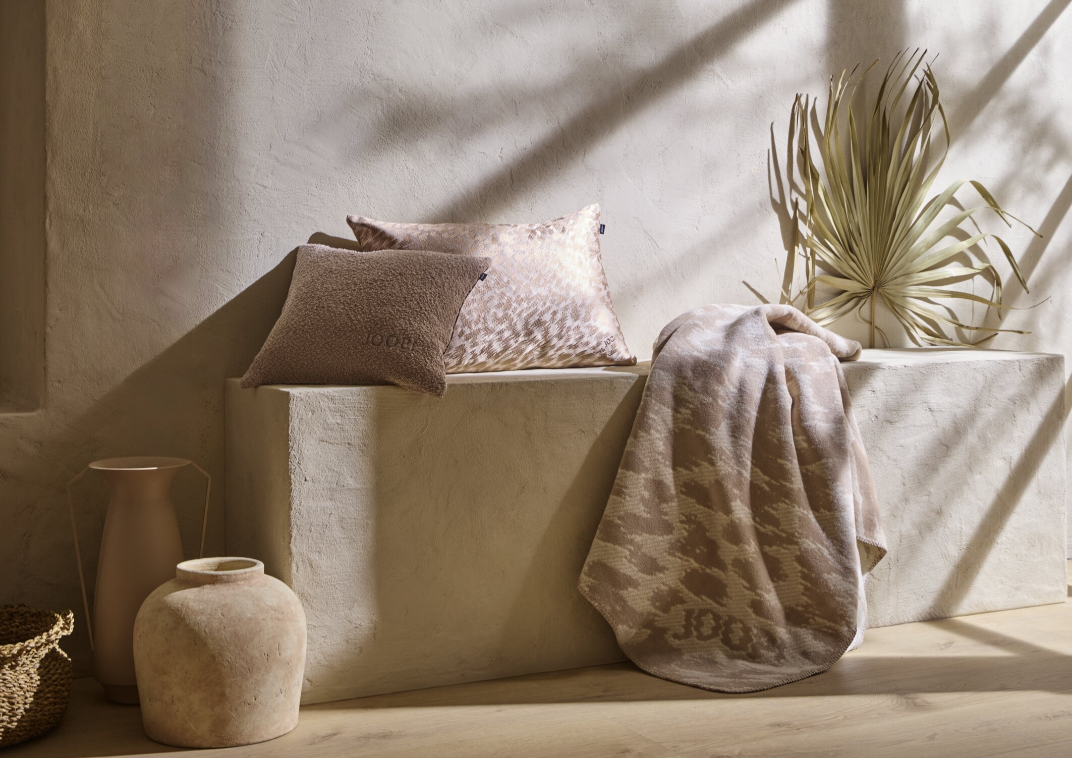 Plaid Spirit 150x200 cm von Joop / Farbe: Nude