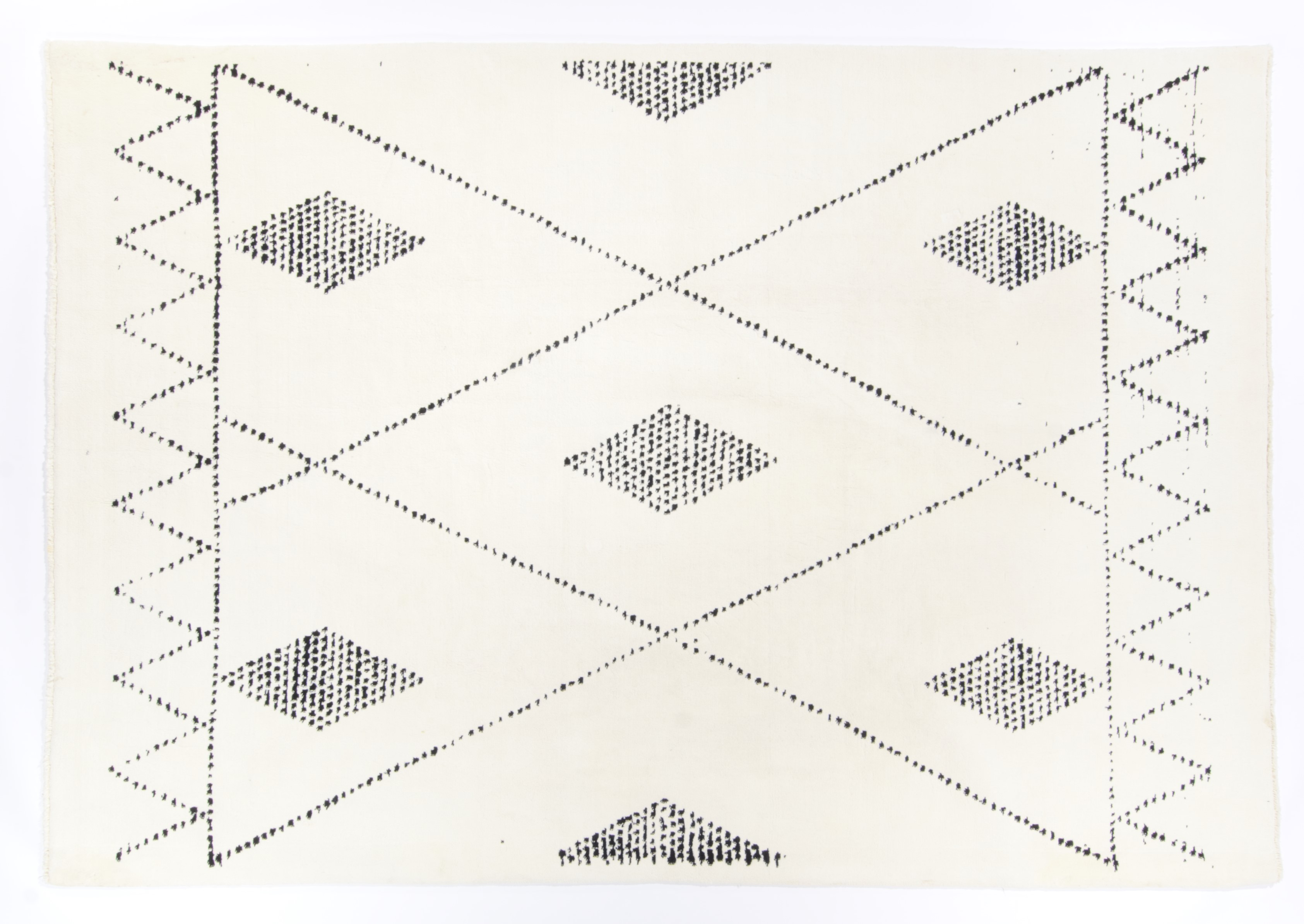 Moderner Teppich Vintage Moda Negra/ Farbe: Beige / Masse (BxT) :203x304 cm