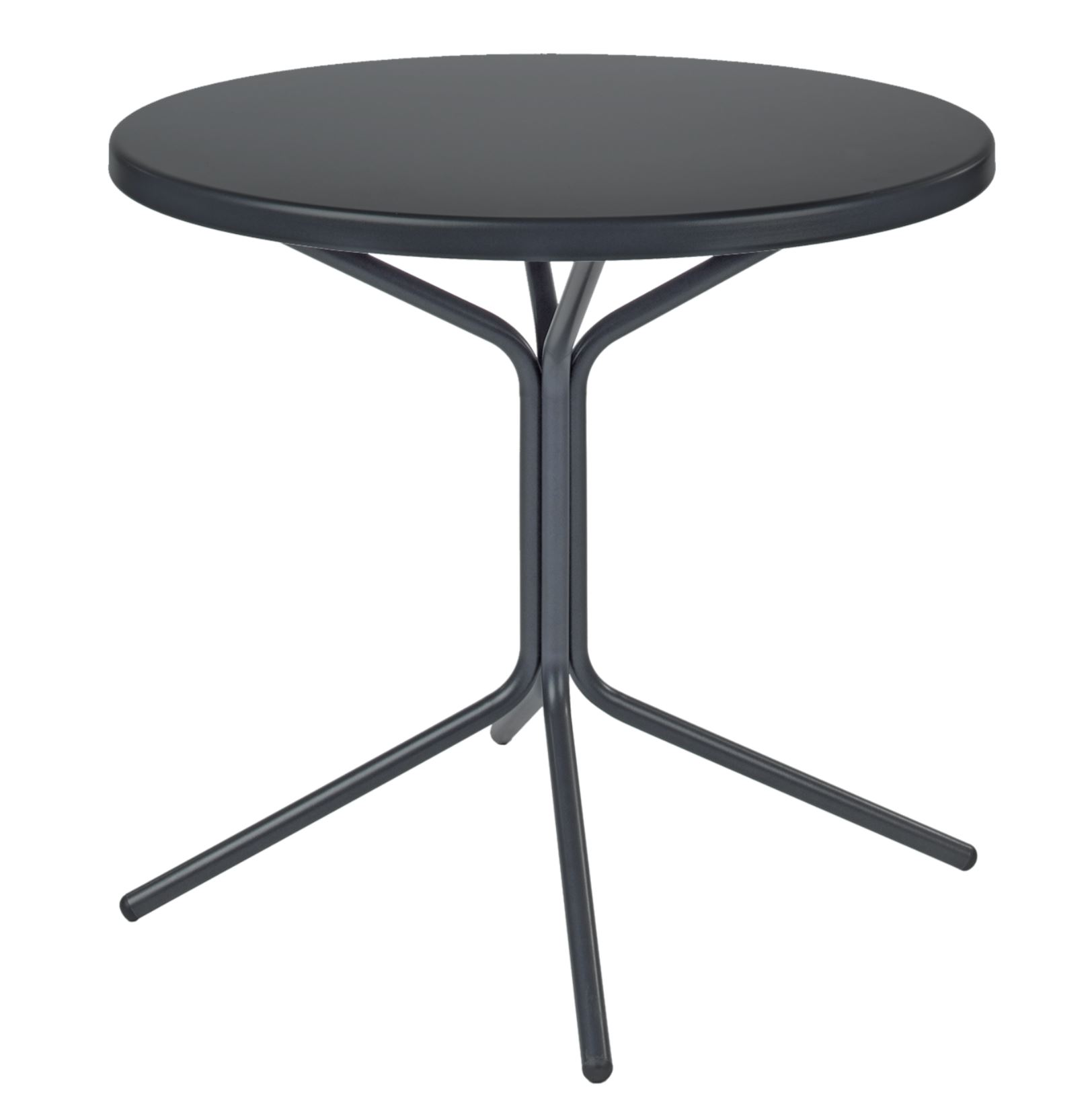 Metall-Beistelltisch Pix Rund von Schaffner / Farbe: Anthrazit / DxH: 54 x 54 cm