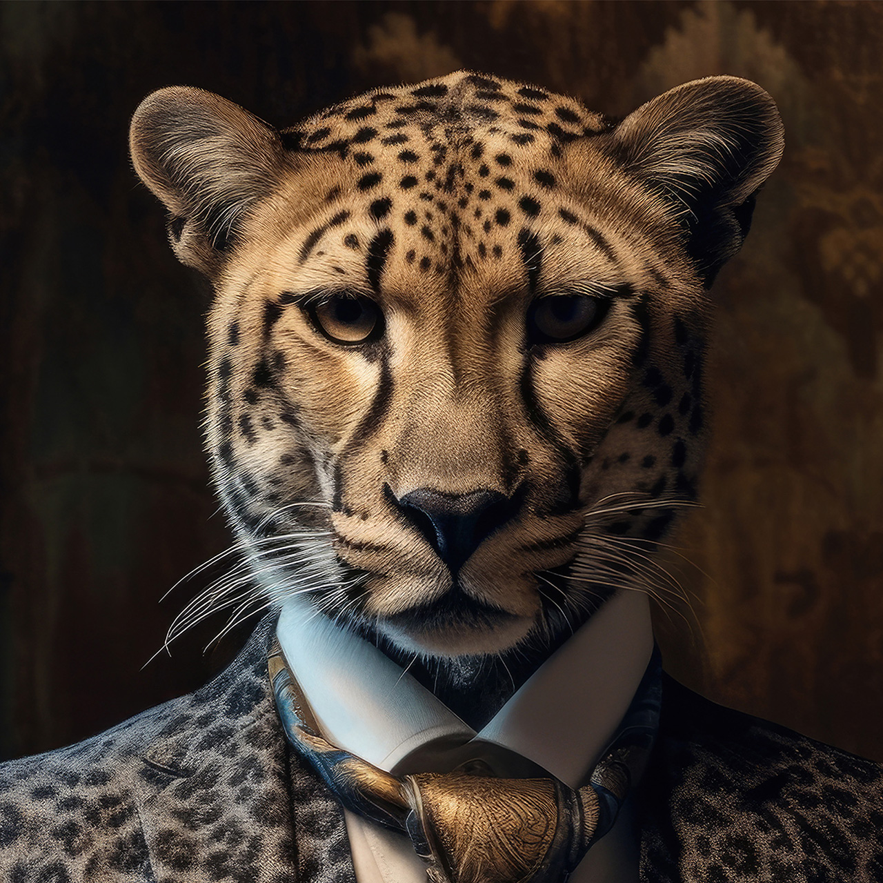 Canvas-Stylish Cheetah-image LAND