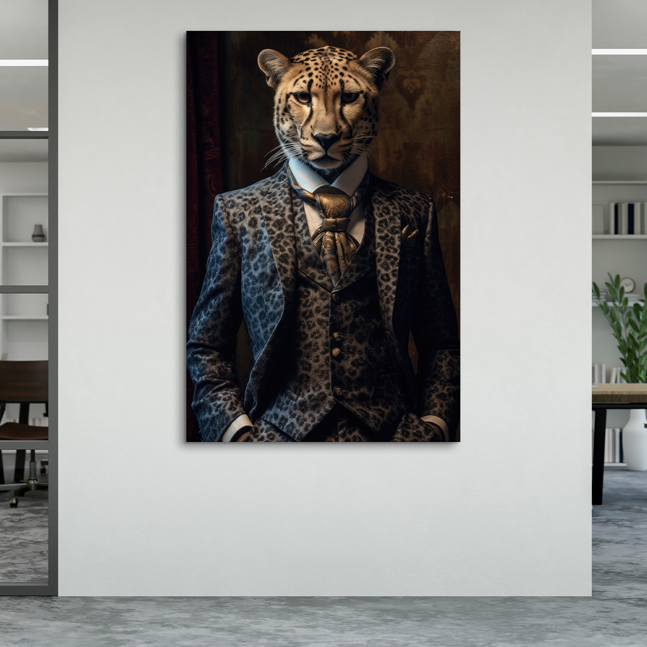 Acrylglasbild Stylish Cheetah image LAND
