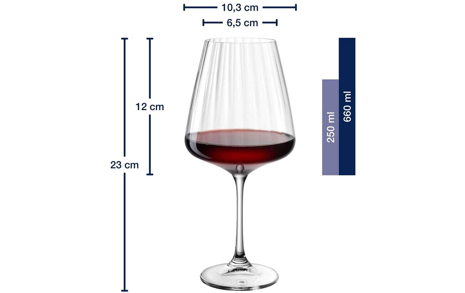 Rotweinglas Paolo 250 ml, 4 Stück Alltron / Farbe: Transparent