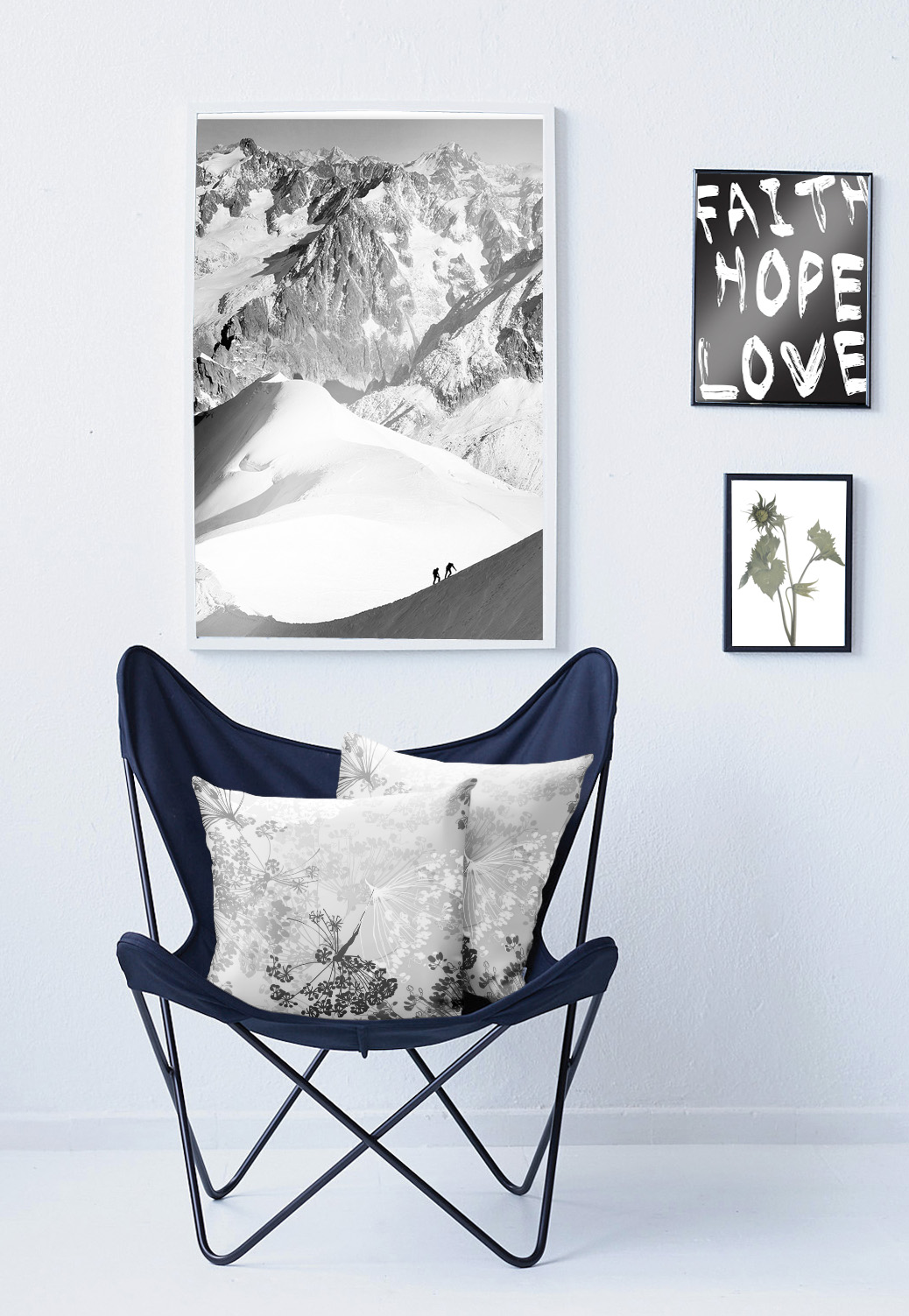 Kissenhülle Kerbel Hellgrau 50x50 cm Apelt / Farbe: