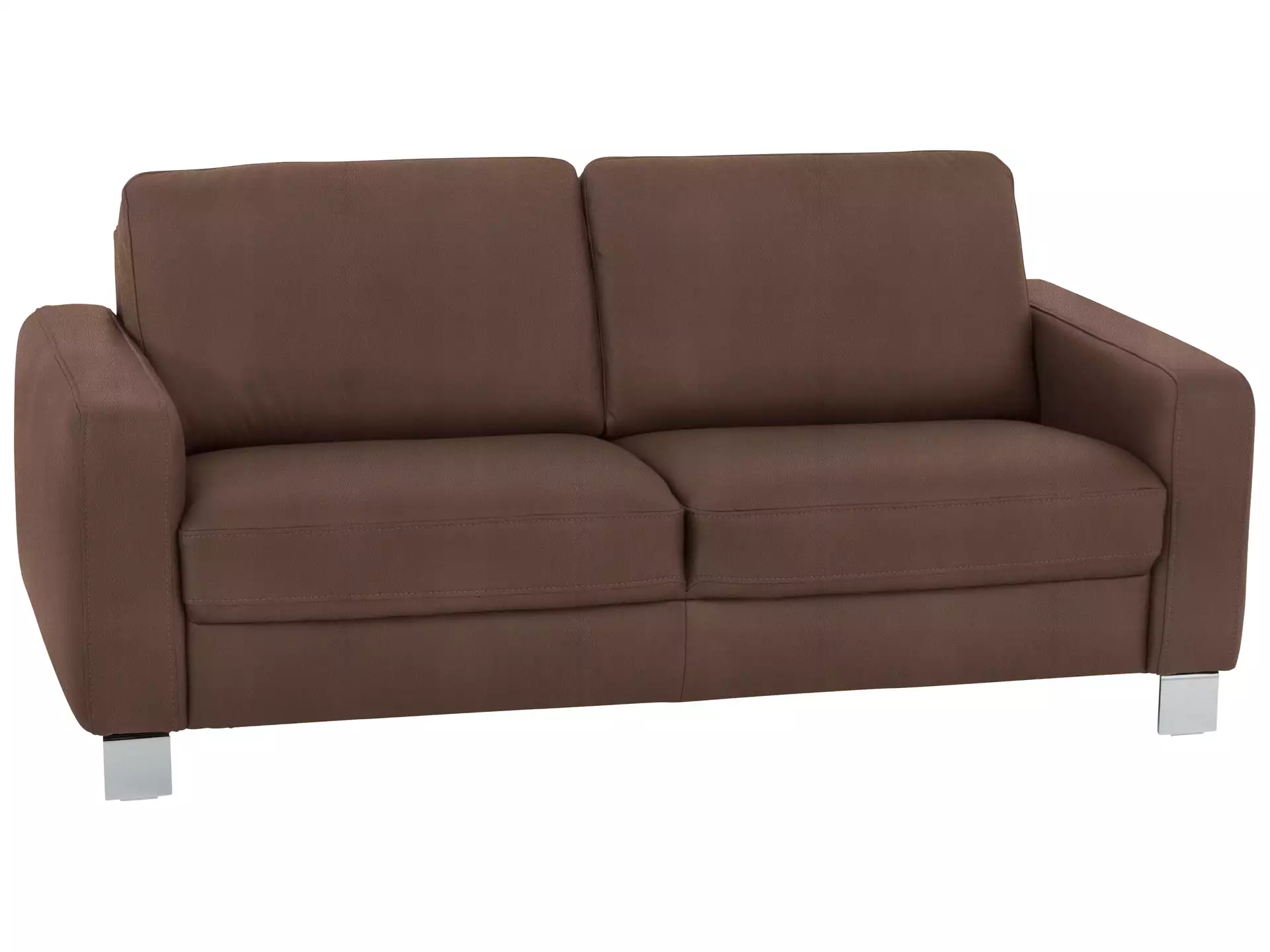 Sofa Shetland Basic B: 188 cm Polipol / Farbe: Mocca / Material: Leder Basic