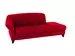 Liegesofa Klosters Basic Ponsel / Farbe: Rot / Material: Leder Basic