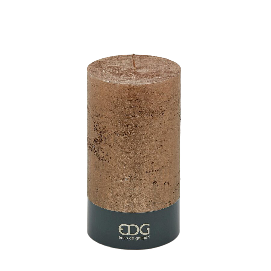 Edg Kerze Rustic Kupfer H: 18 cm  | Schubiger Möbel