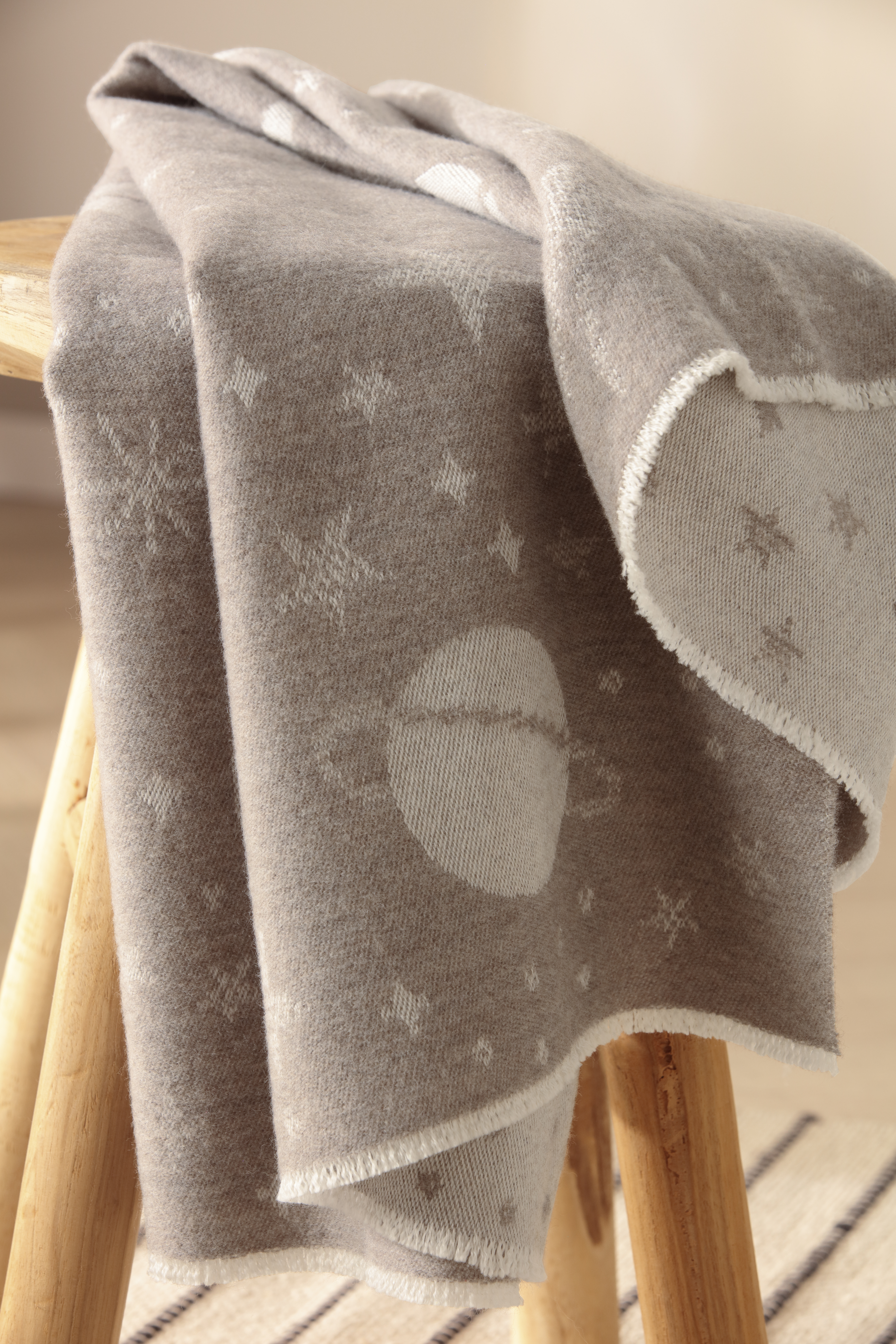 Plaid Plaid Lovely & Sweet Biederlack / Farbe: Taupe