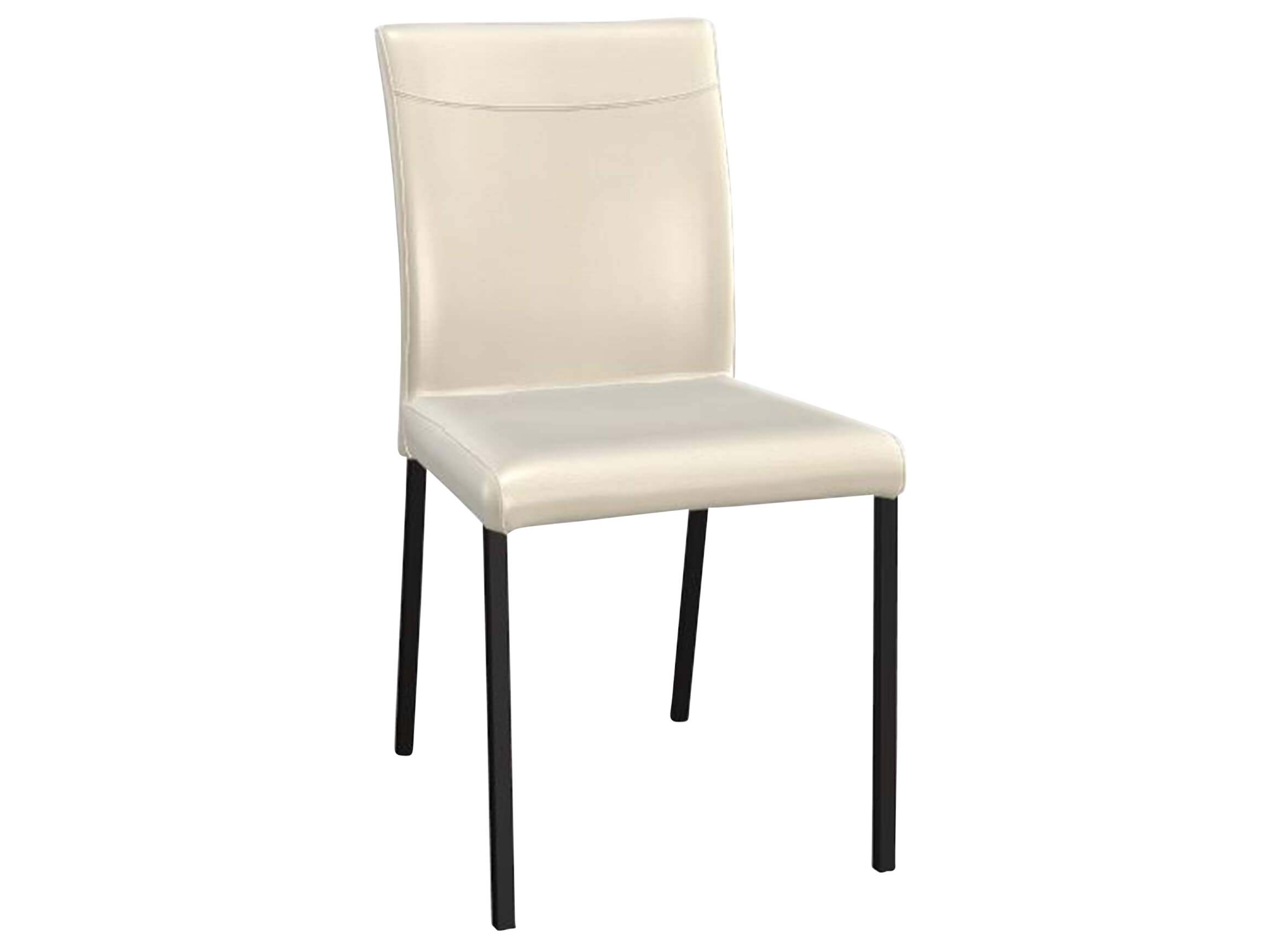 Stuhl Leicht Premium Trendstühle / Farbe: Bianco / Material: Leder