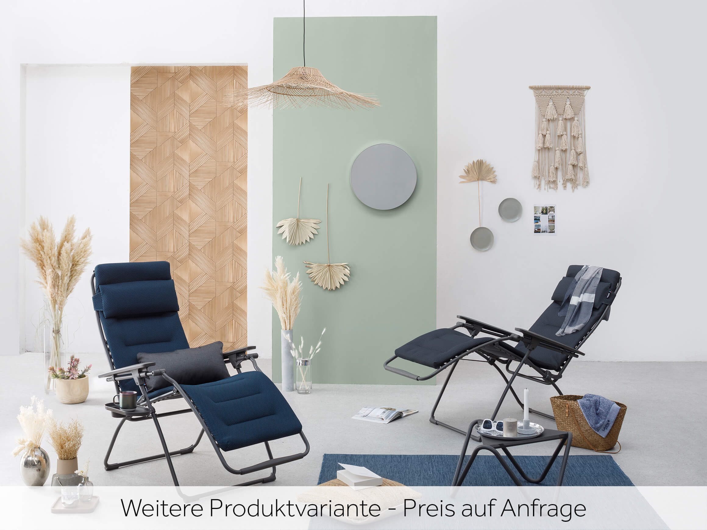 Relaxliege Futura xl Lafuma / Farbe: Silber