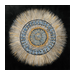 Bild Blaugraues 3D Mandala image LAND / Farbe: Blau Schwarz-Gold