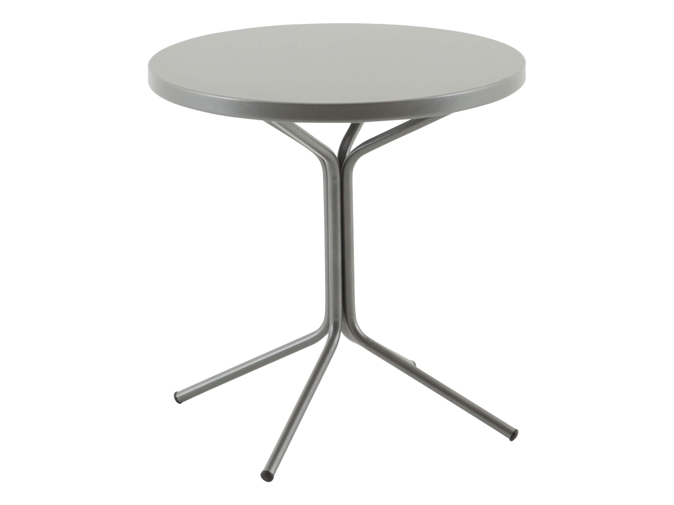 Metall-Bistrotisch Pix Schaffner / Farbe: Alusilber