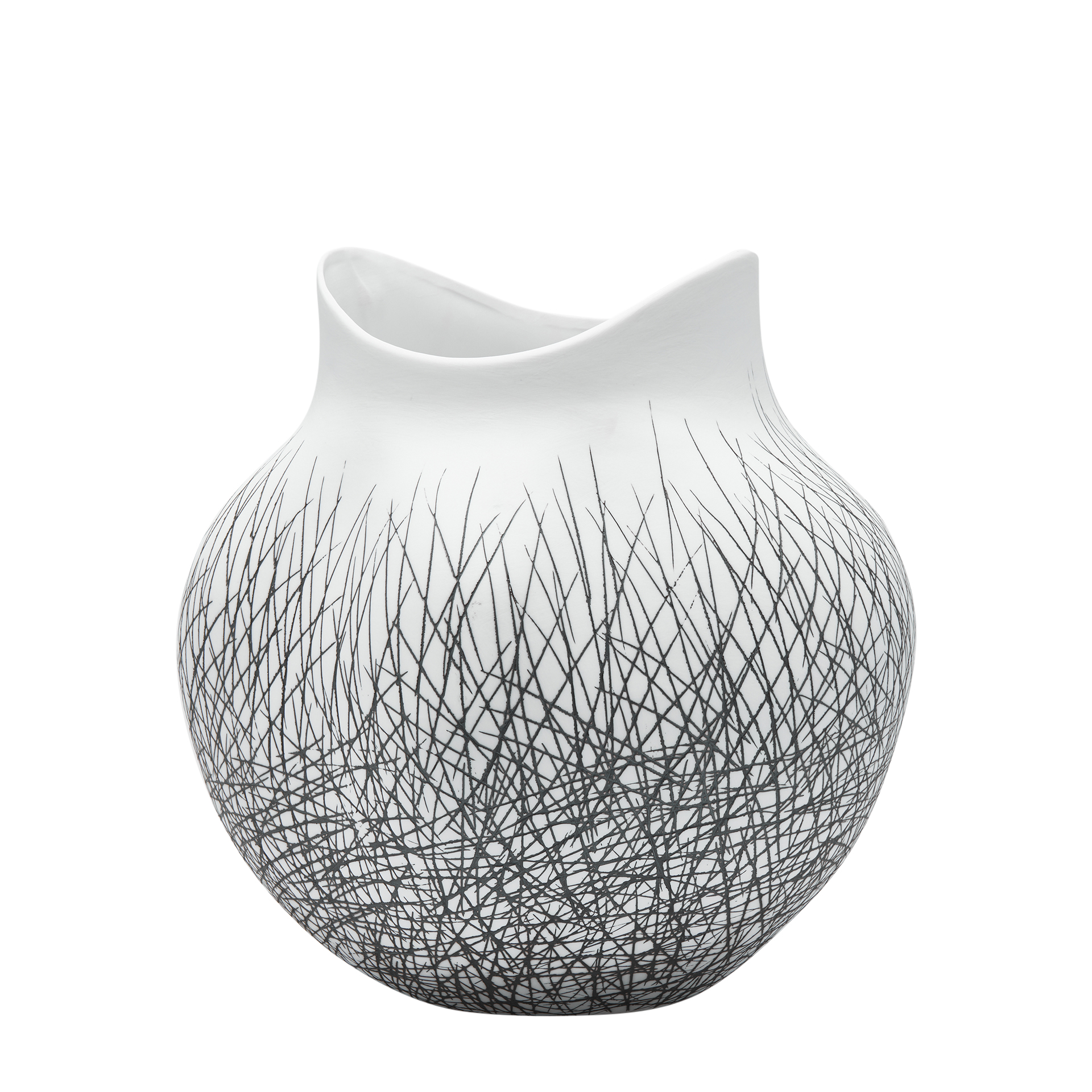 Edg Vase Deluxe Mosaik Porzellan H: 35 cm  | Schubiger Möbel
