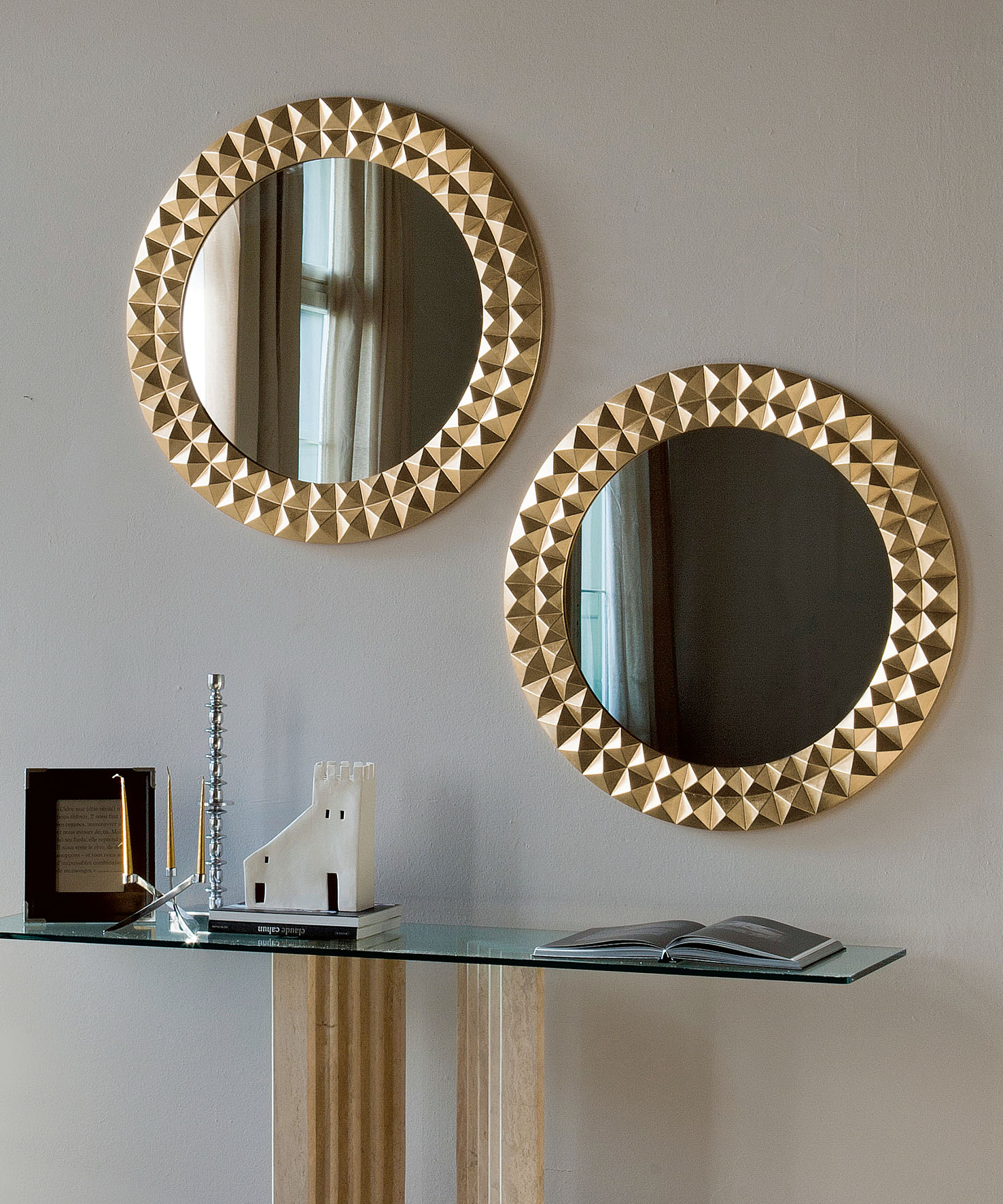 Spiegel Egypt Cattelan / Farbe: Gold