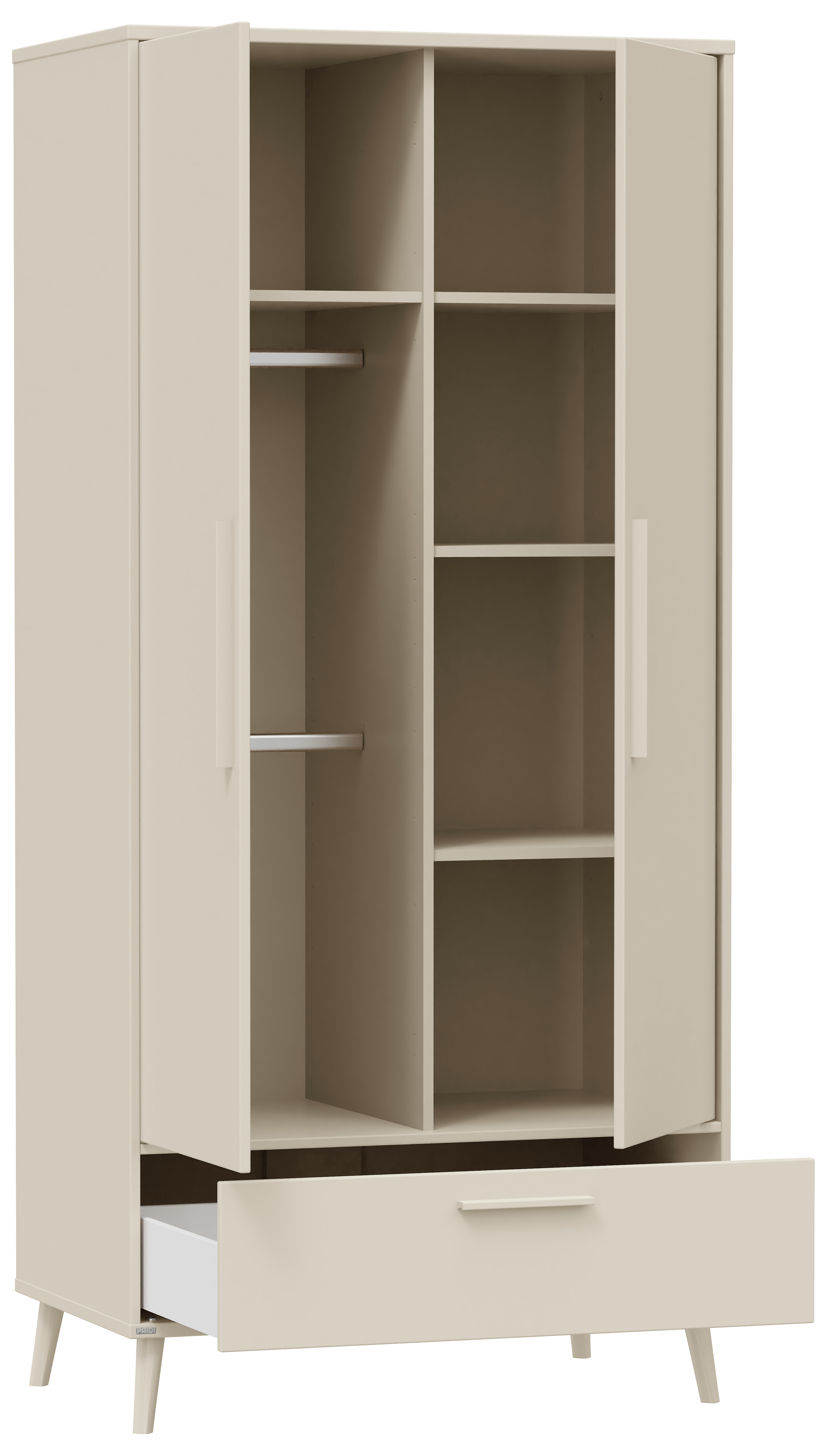 Kleiderschrank Eefje 2-türig von Paidi / Farbe: Cashmere / Grösse: 57 x 95 cm