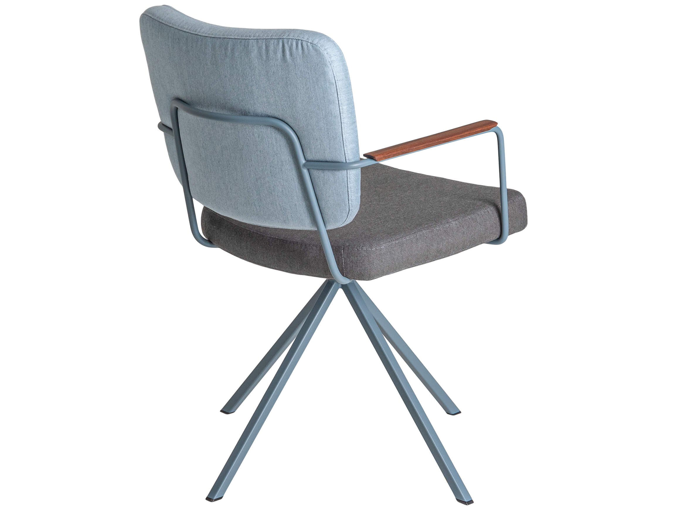 Gartenstuhl Kirsten Plantagie / Farbe: Dark Taupe Frosty Chiné / Bezugsmaterial: Sunbrella