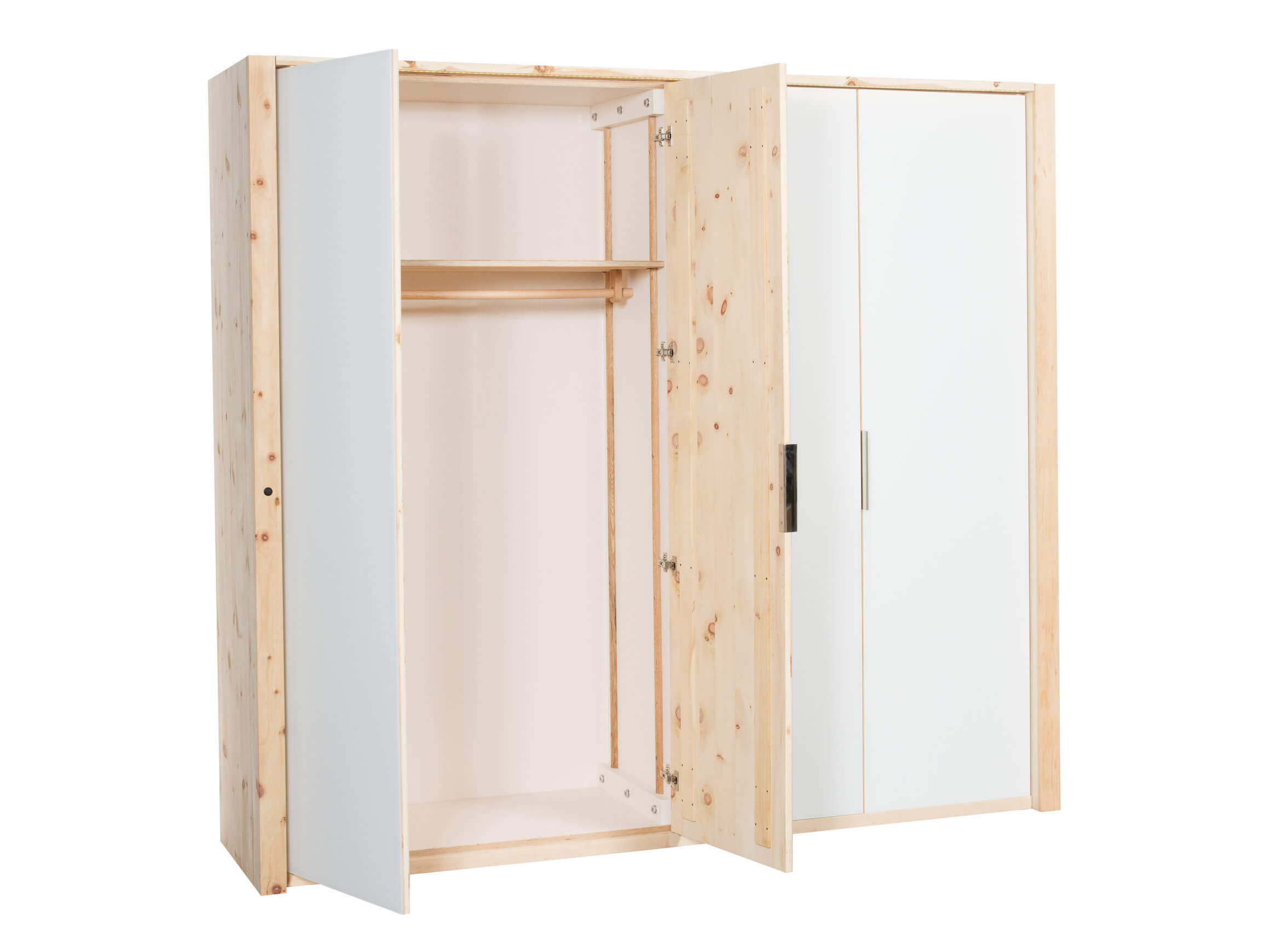 Drehtürenschrank Der Schrank, Arve, Glas, 4-türig, b