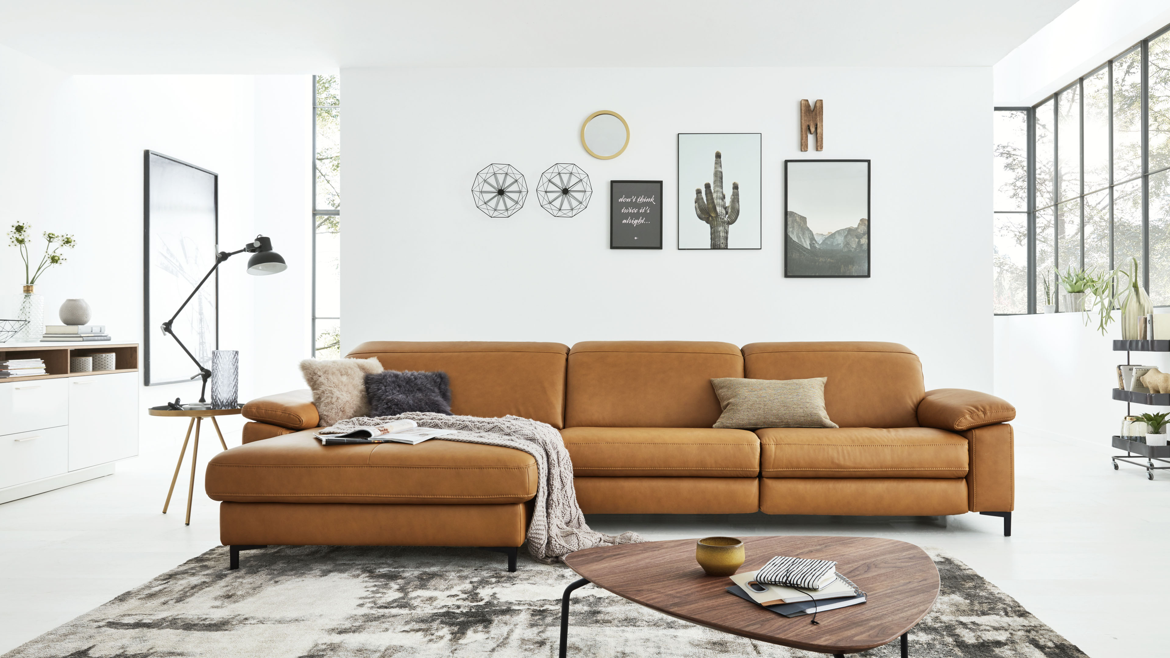 Ecksofa Kriens Polipol / Masse (BxT): 347,00 x 176,00