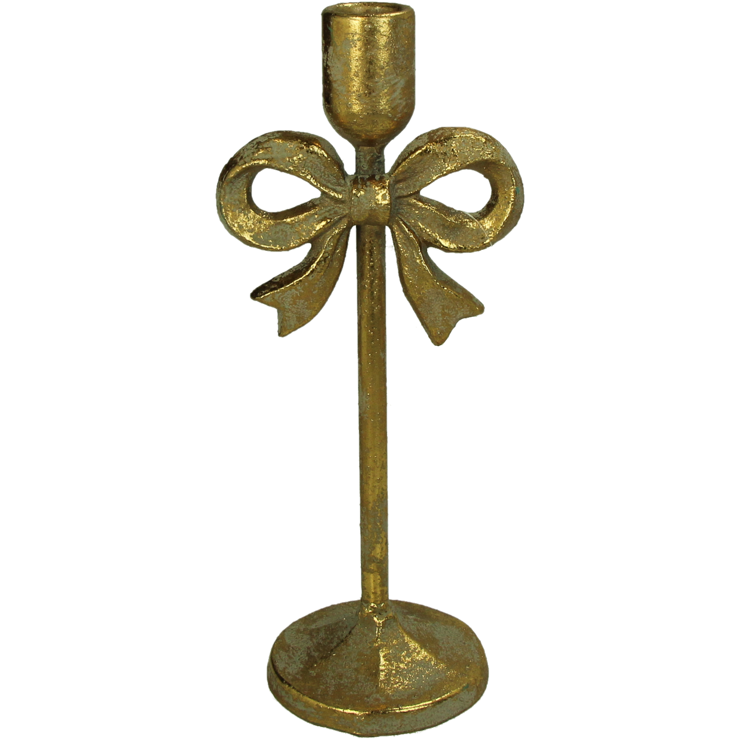 Kersten Kerzenständer Masche Aus Metal, Gold H: 26 cm  | Schubiger Möbel