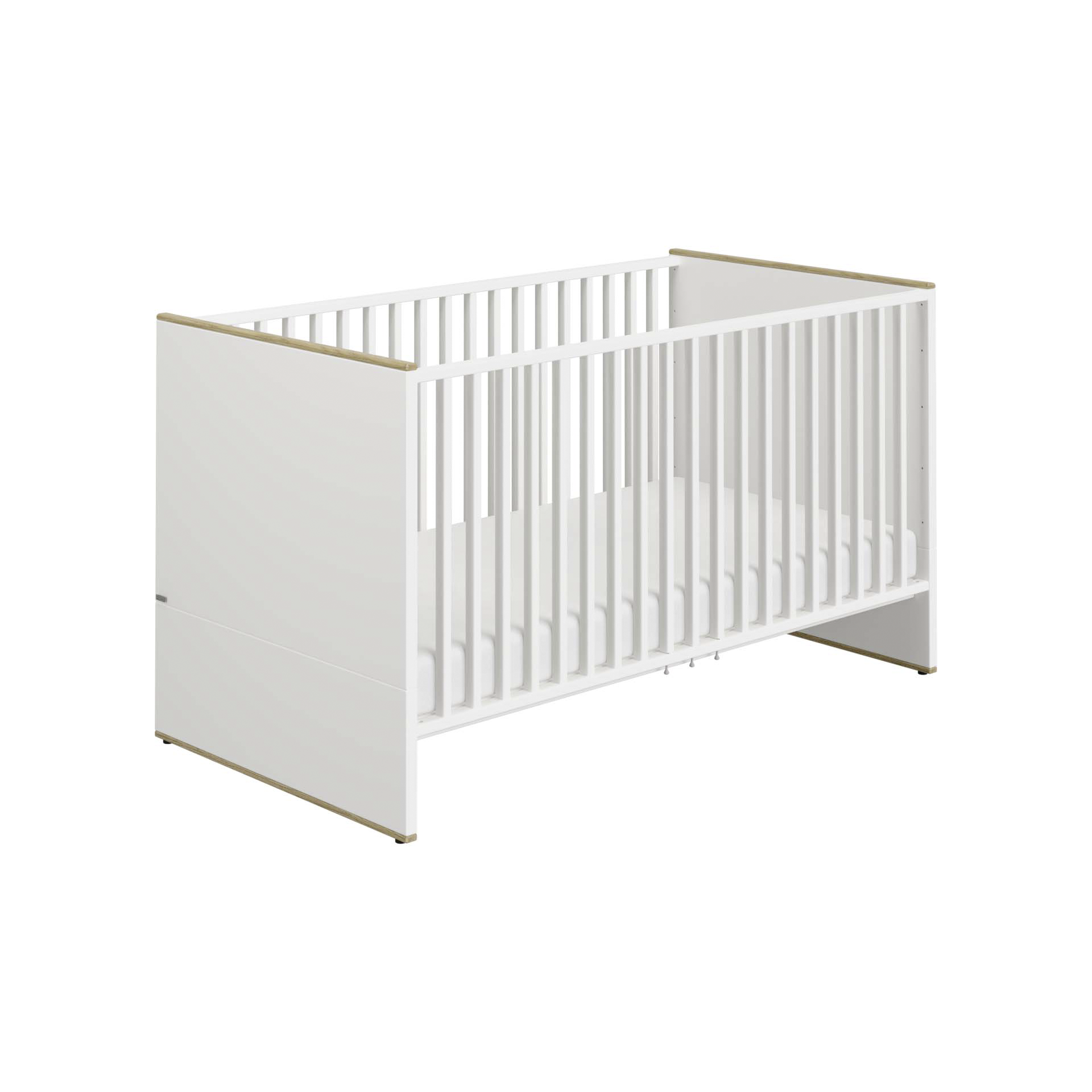 Babybett Lieven von Paidi / Farbe: Kreideweiss / Grösse: 76 x 76 cm