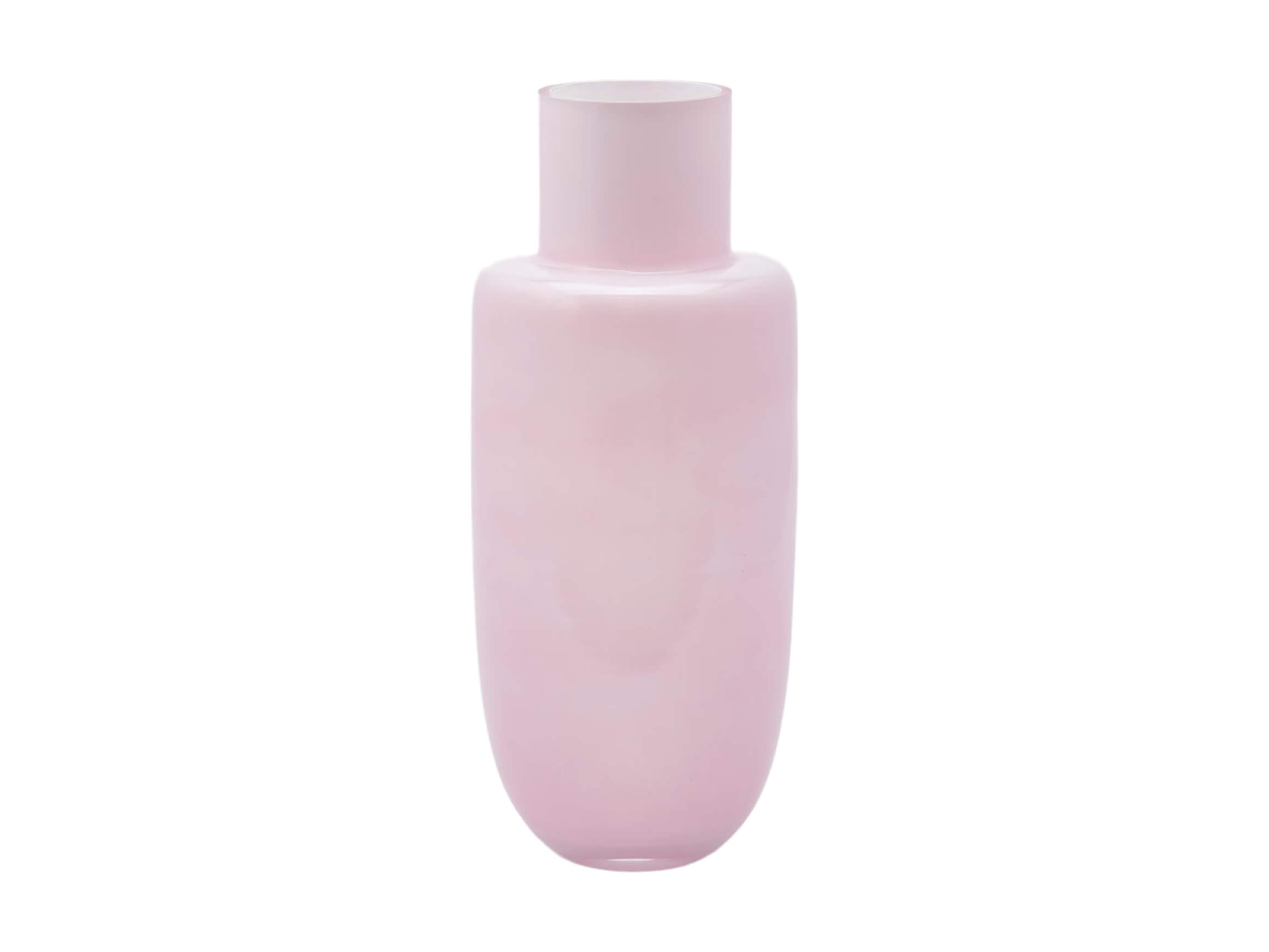 Vase Glas Rosa H: 19 cm Edg / Farbe: Rosa