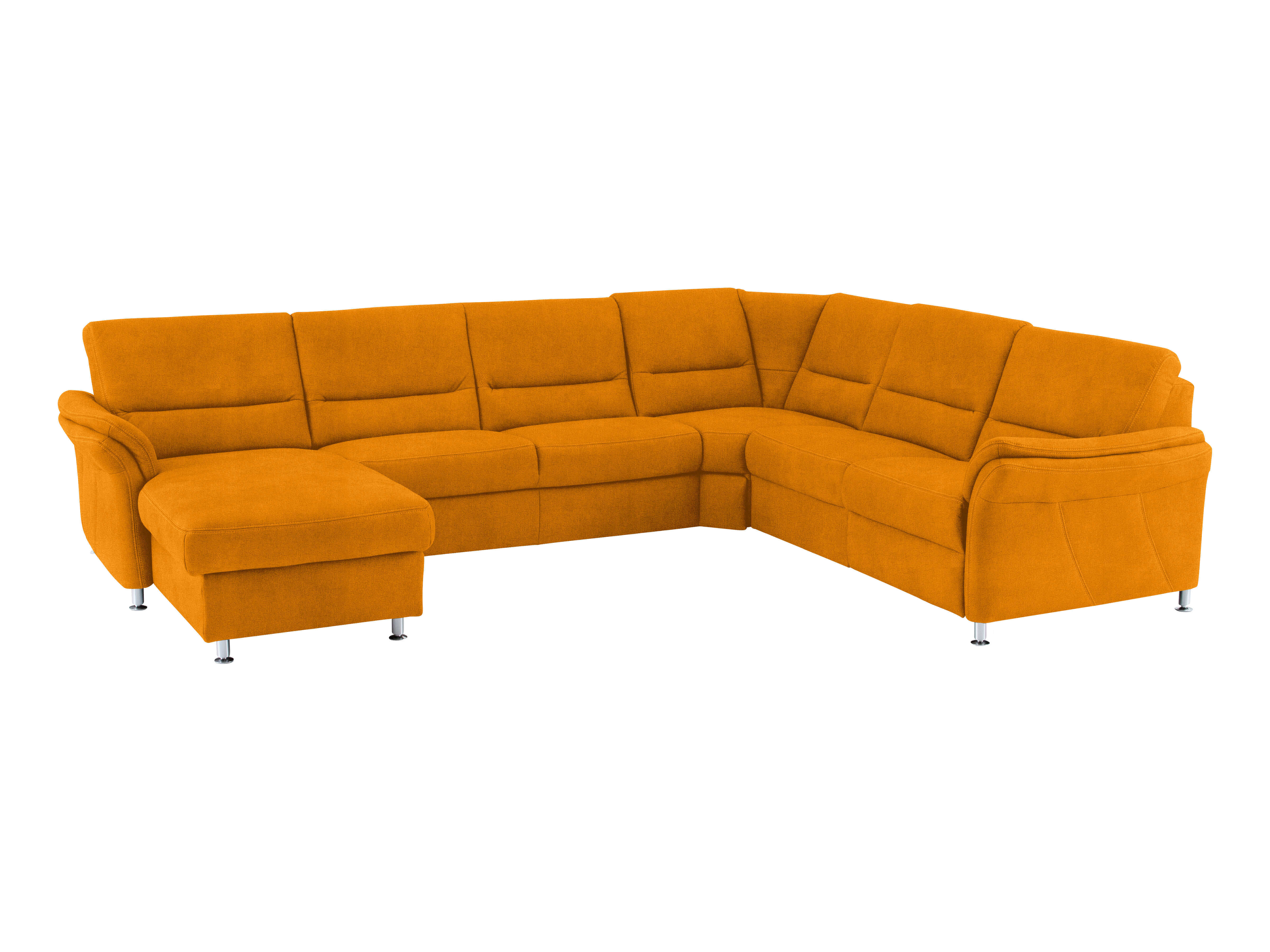 Ecksofa Daisy Basic Polipol / Farbe: Curry / Material: Leder Basic
