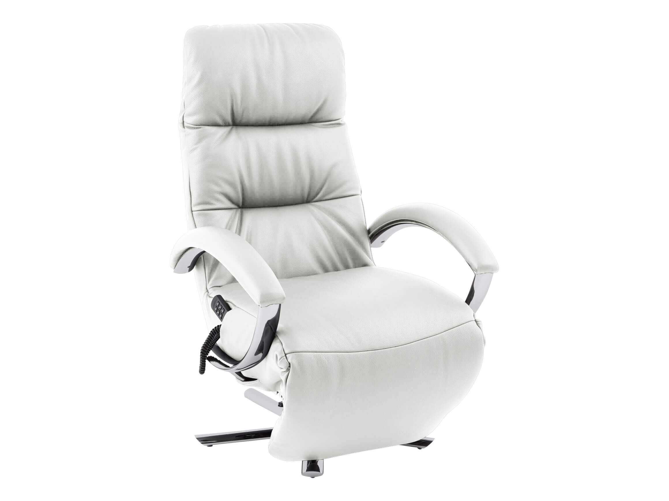 Relaxer Alina Von Strässle, Leder Weiss, BxTxH