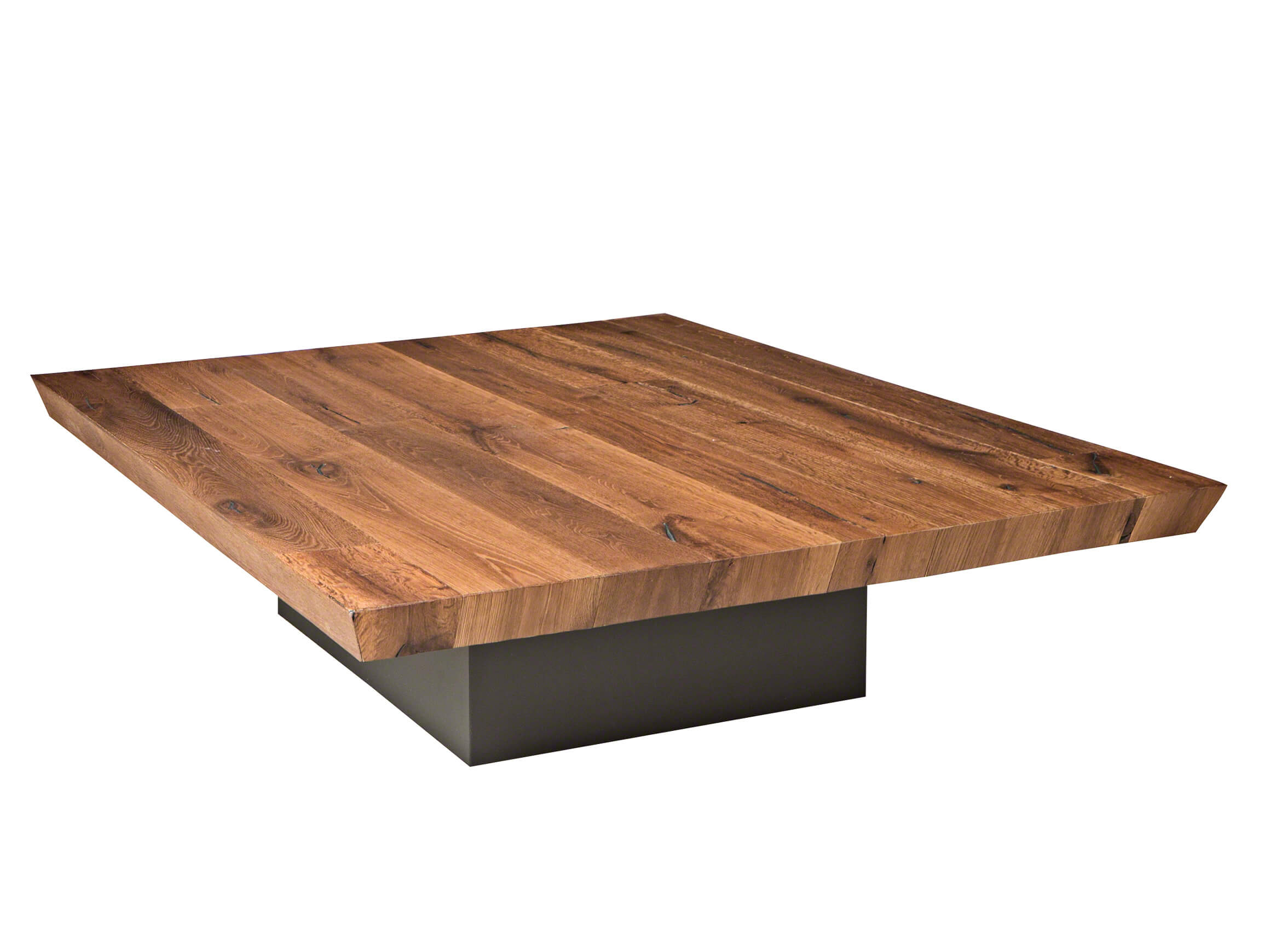 Salontisch Marino, Quadratisch, Eiche, Sockel Mdf, b