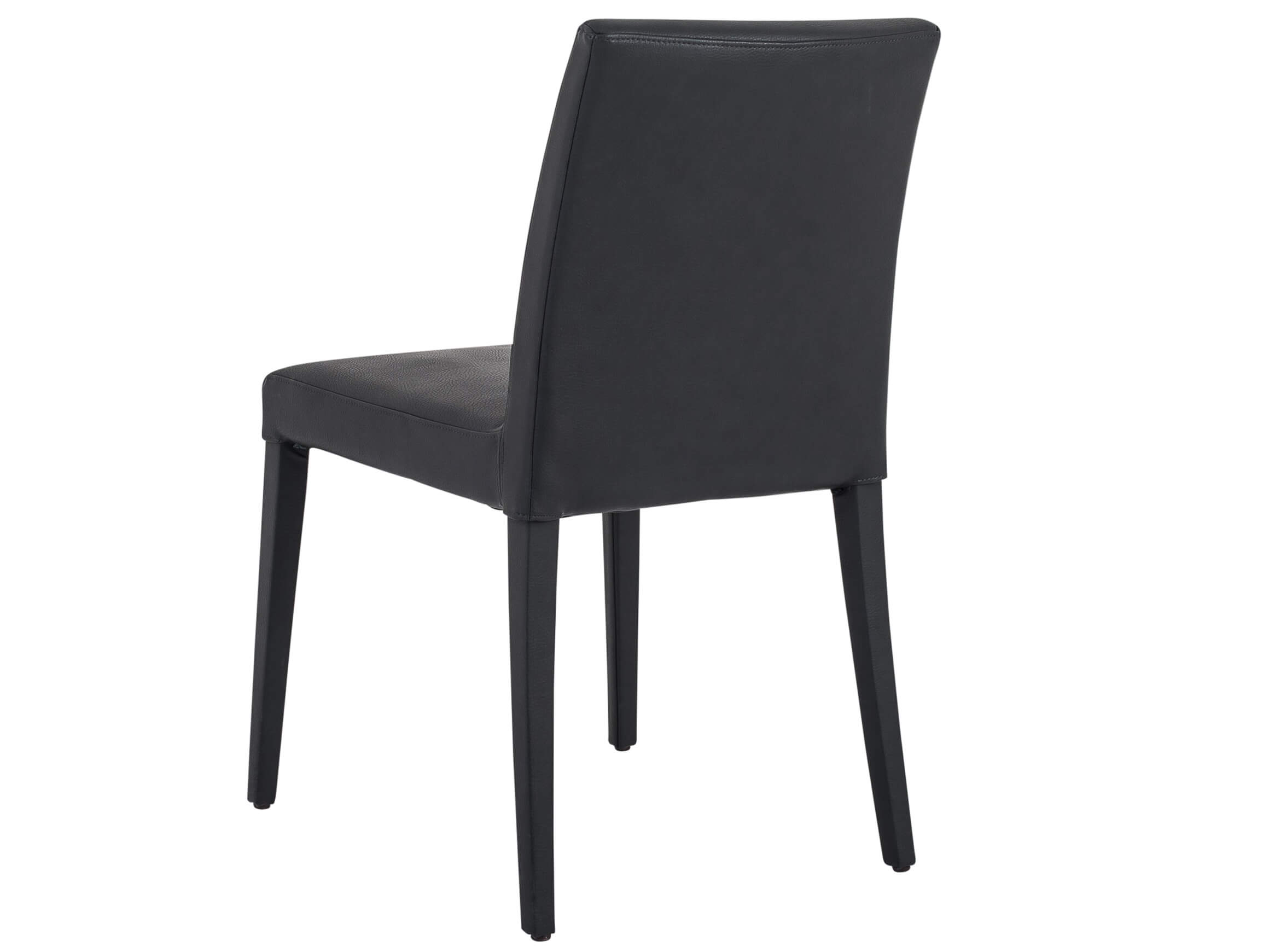 Salm chair, textile leather, anthracite, w 50 cm d 61 cm h 87 cm