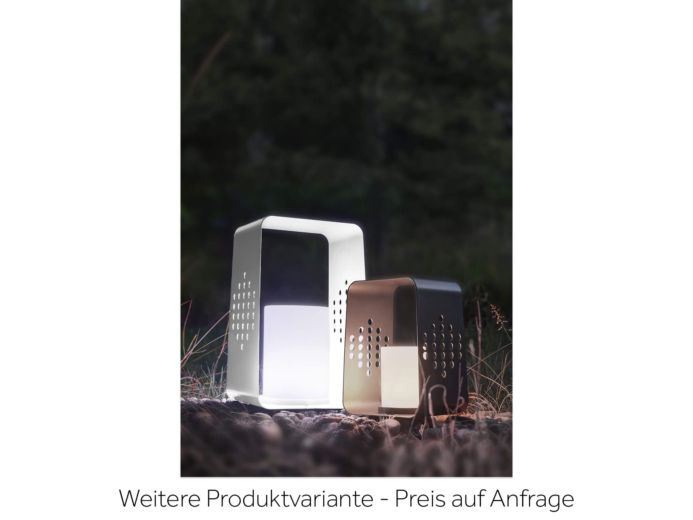 LED-Leuchte Anthrazit B: 22 cm Stern